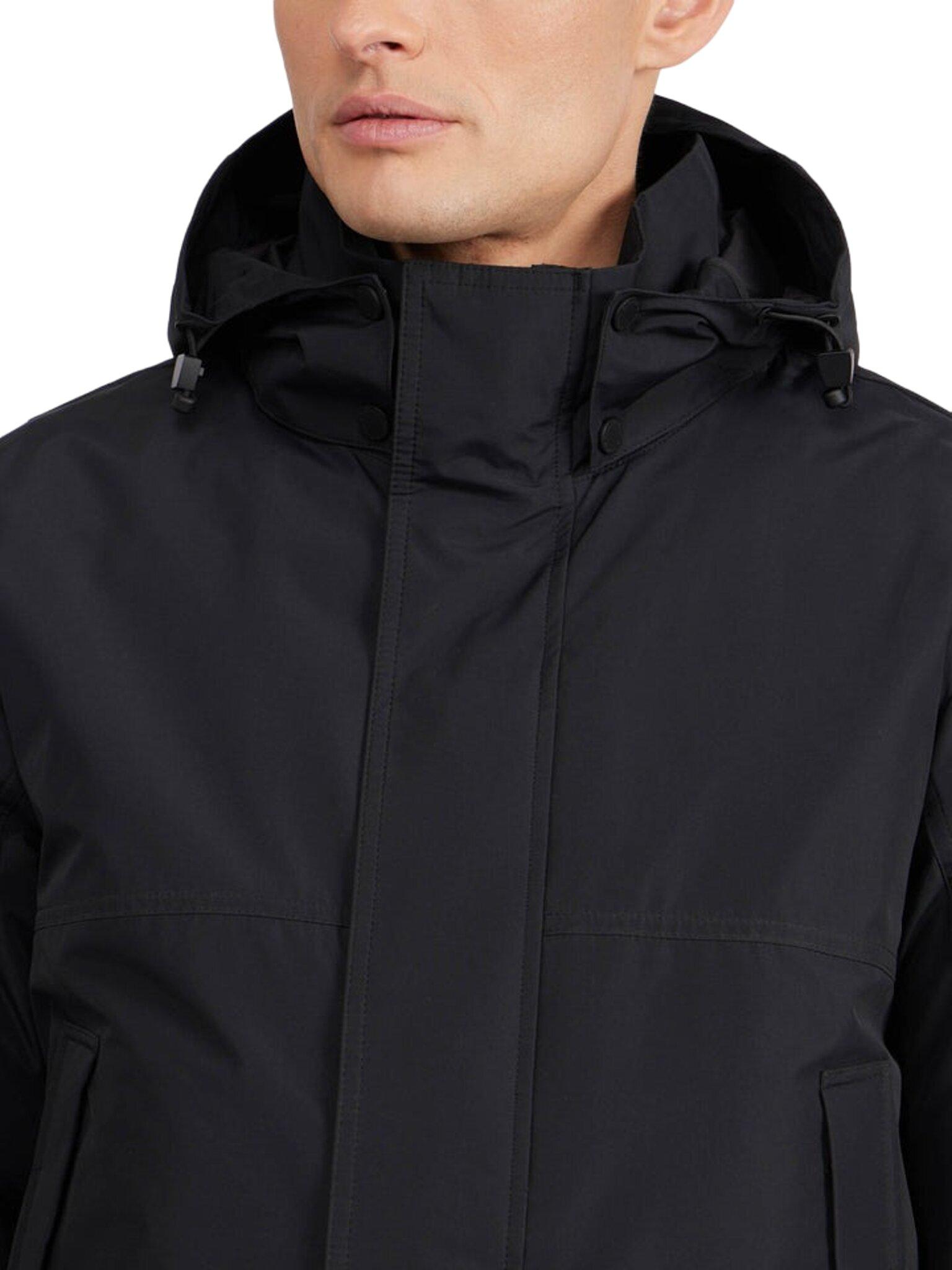 Product gallery image number 4 for product Altair Mid Length Parka with Welded Detail and Detachable Hood - Men's