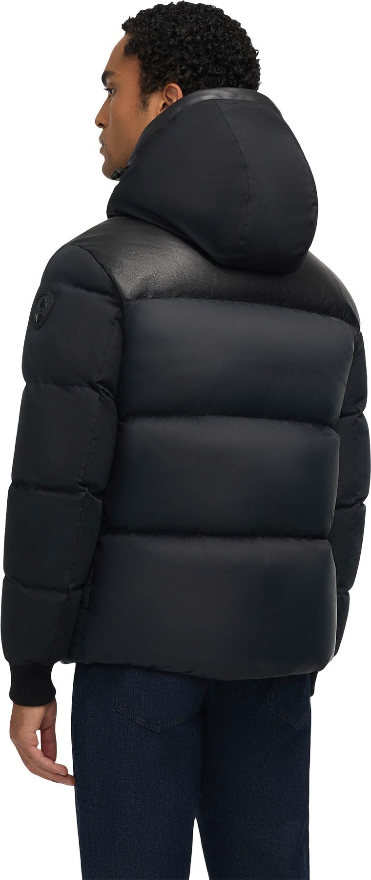 Numéro de l'image de la galerie de produits 6 pour le produit Hommes Manteau Rigel Media Mixtes avec du Faux Shearling et une Capuche Détachable