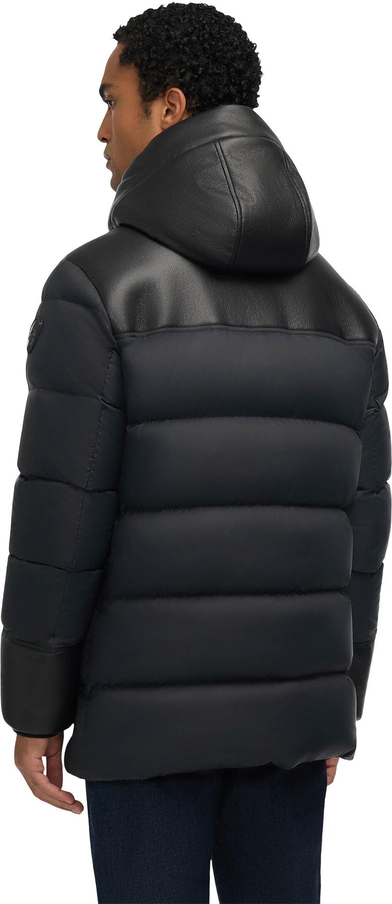 Numéro de l'image de la galerie de produits 2 pour le produit Parka matelassée en fausse fourrure mélangée avec capuchon Wolf - Homme