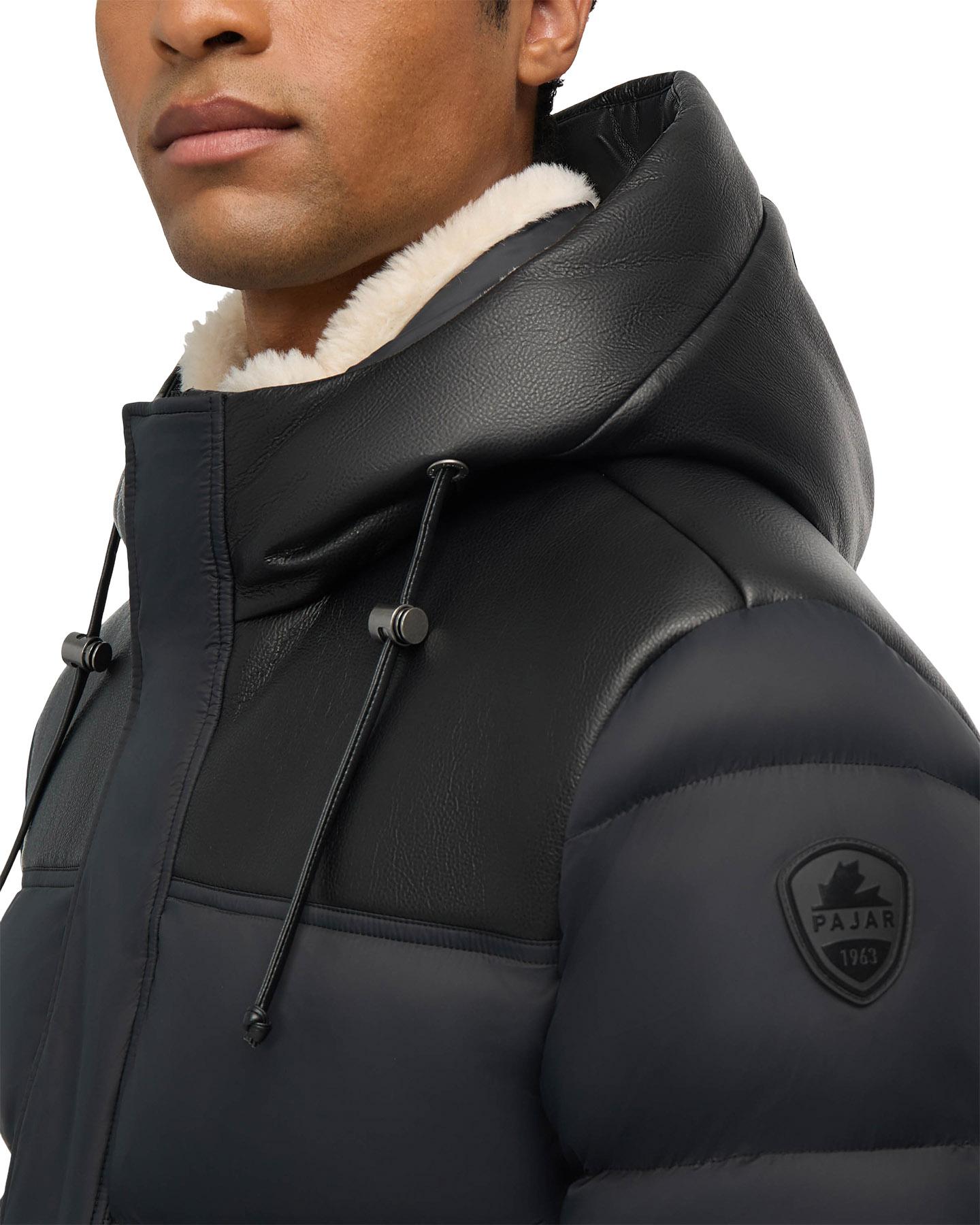 Numéro de l'image de la galerie de produits 4 pour le produit Parka matelassée en fausse fourrure mélangée avec capuchon Wolf - Homme