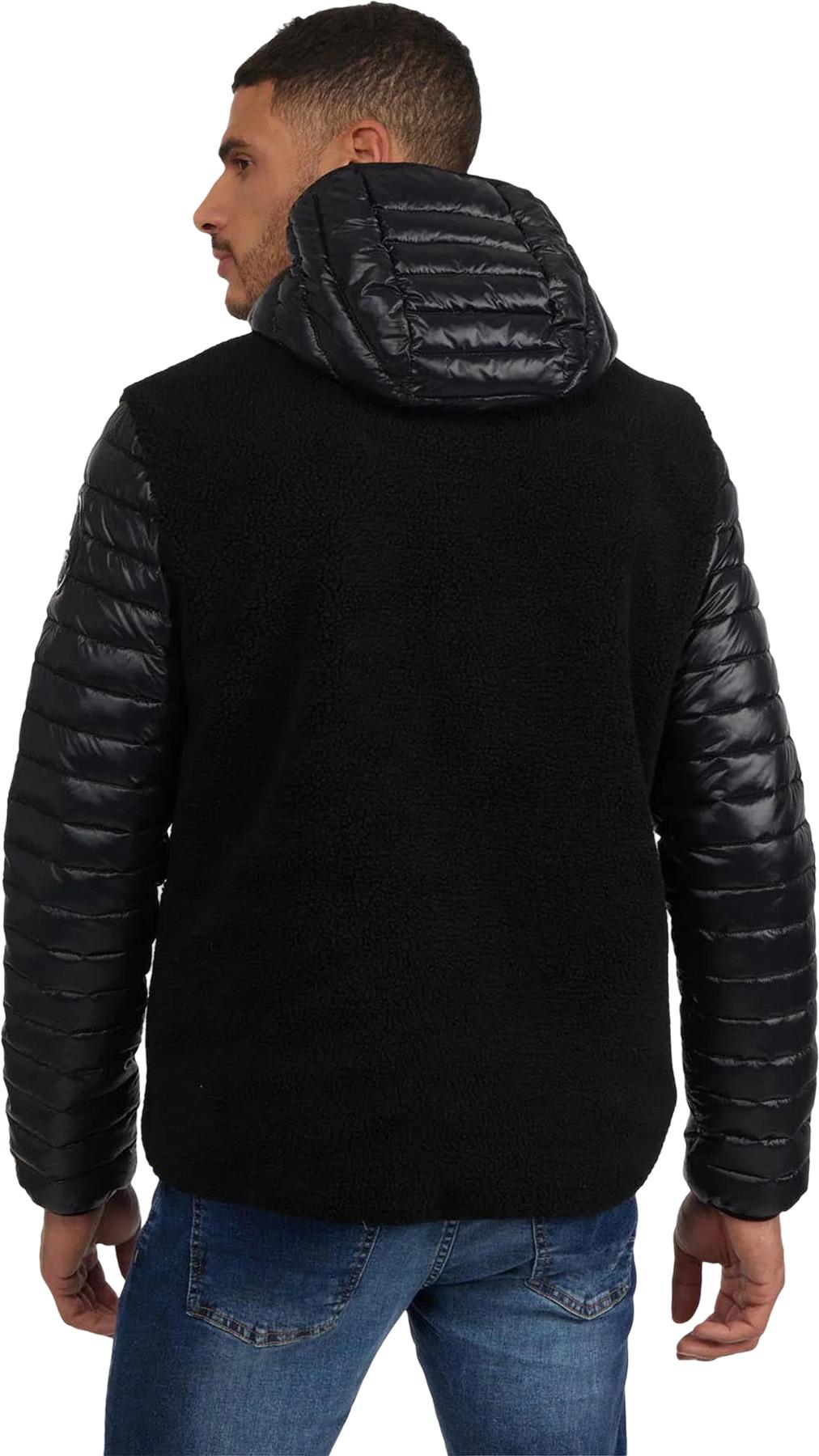 Numéro de l'image de la galerie de produits 3 pour le produit Manteau de transition en matériaux assortis avec capuchon fixe West - Homme