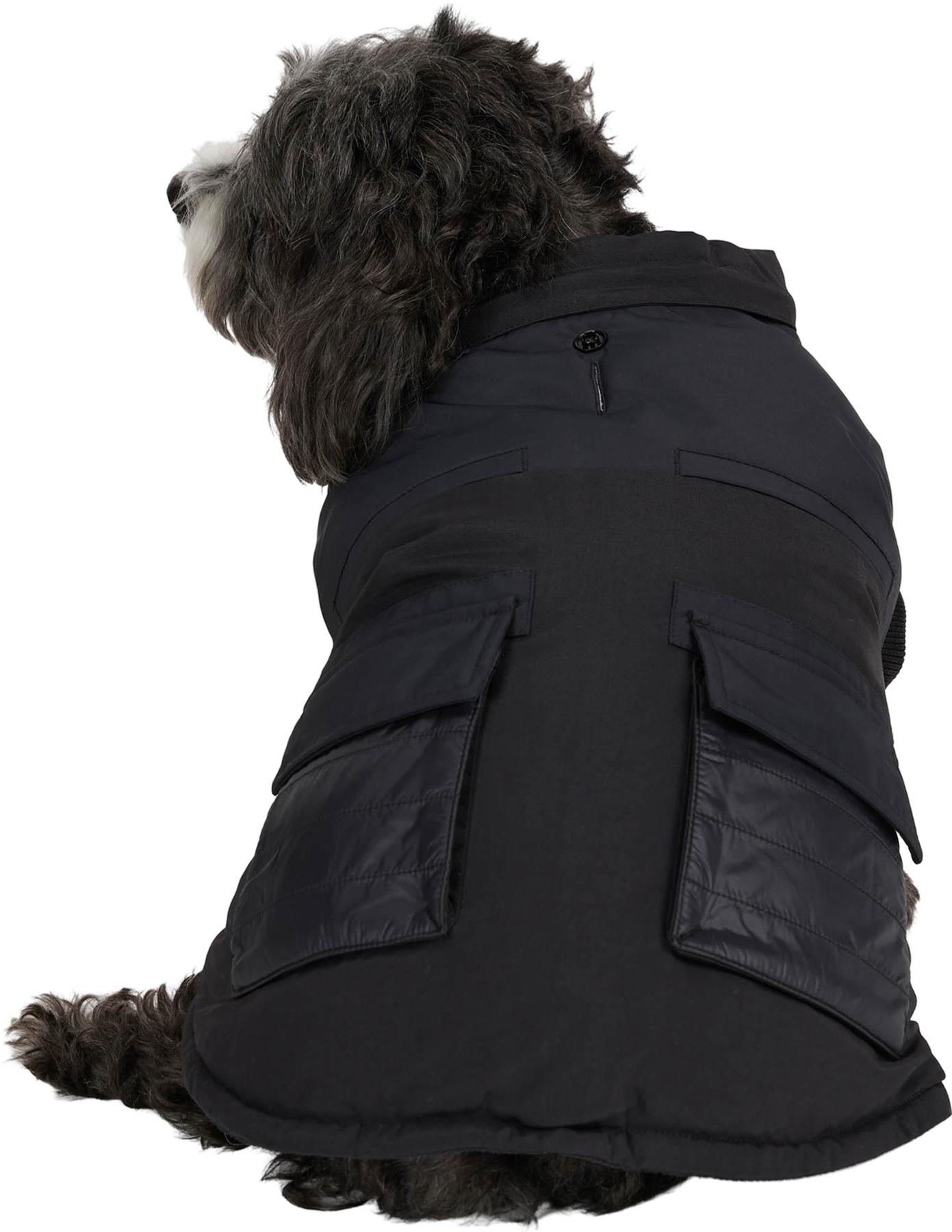 Product gallery image number 3 for product Manteau avec bordure en fausse fourrure pour chiens Zeus