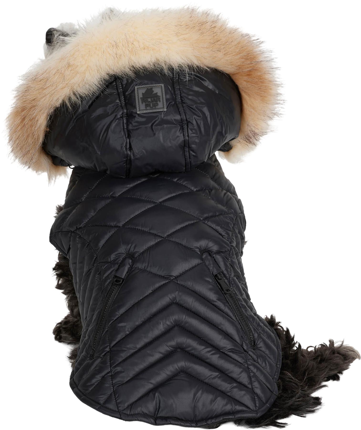 Numéro de l'image de la galerie de produits 2 pour le produit Manteau avec bordure en fausse fourrure pour chiens Zola