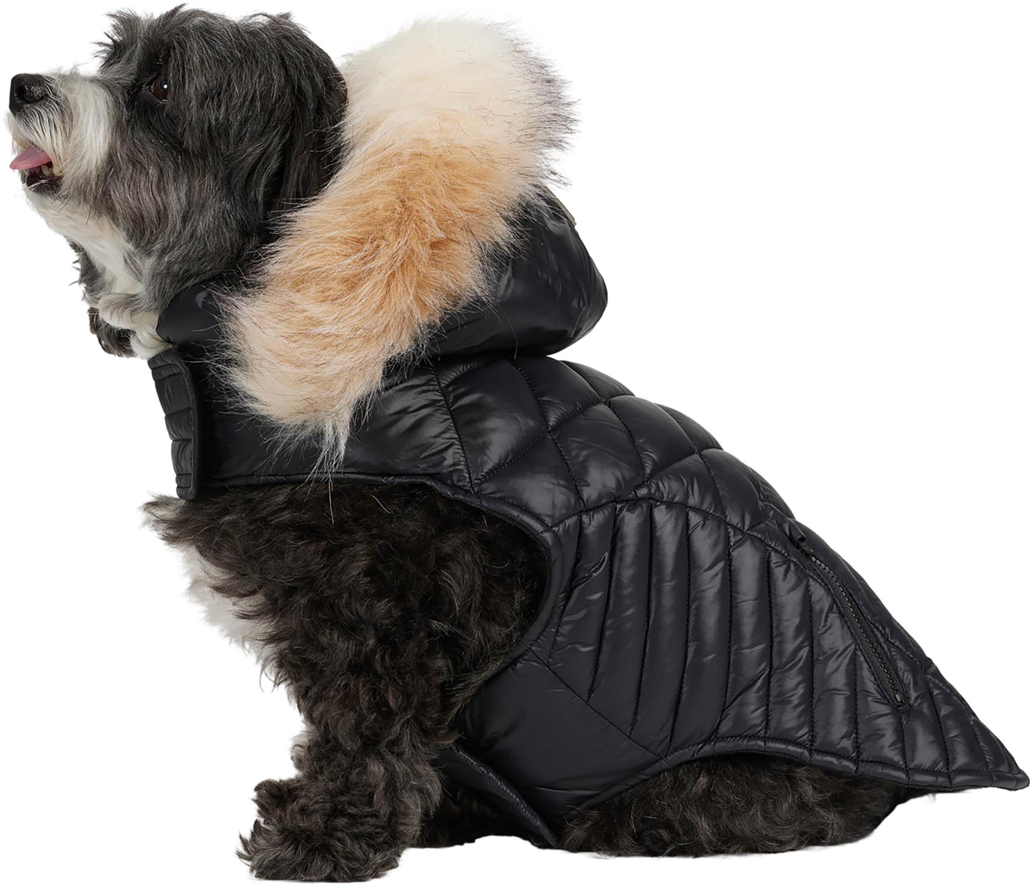 Numéro de l'image de la galerie de produits 3 pour le produit Manteau avec bordure en fausse fourrure pour chiens Zola