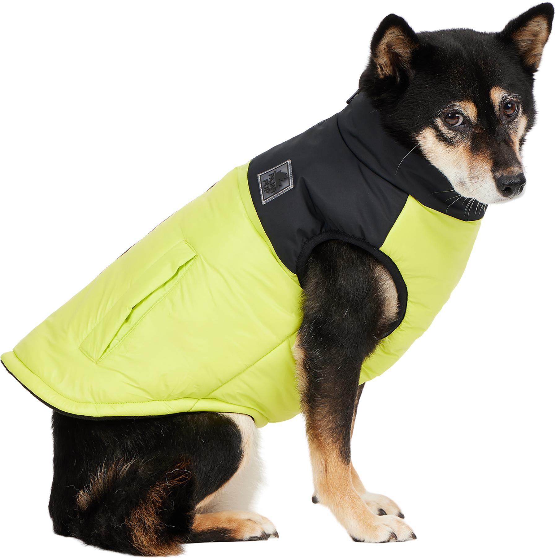 Product gallery image number 2 for product Derby Mixed Media Sporty Jacket with Zipper Back and Patch for Dogs