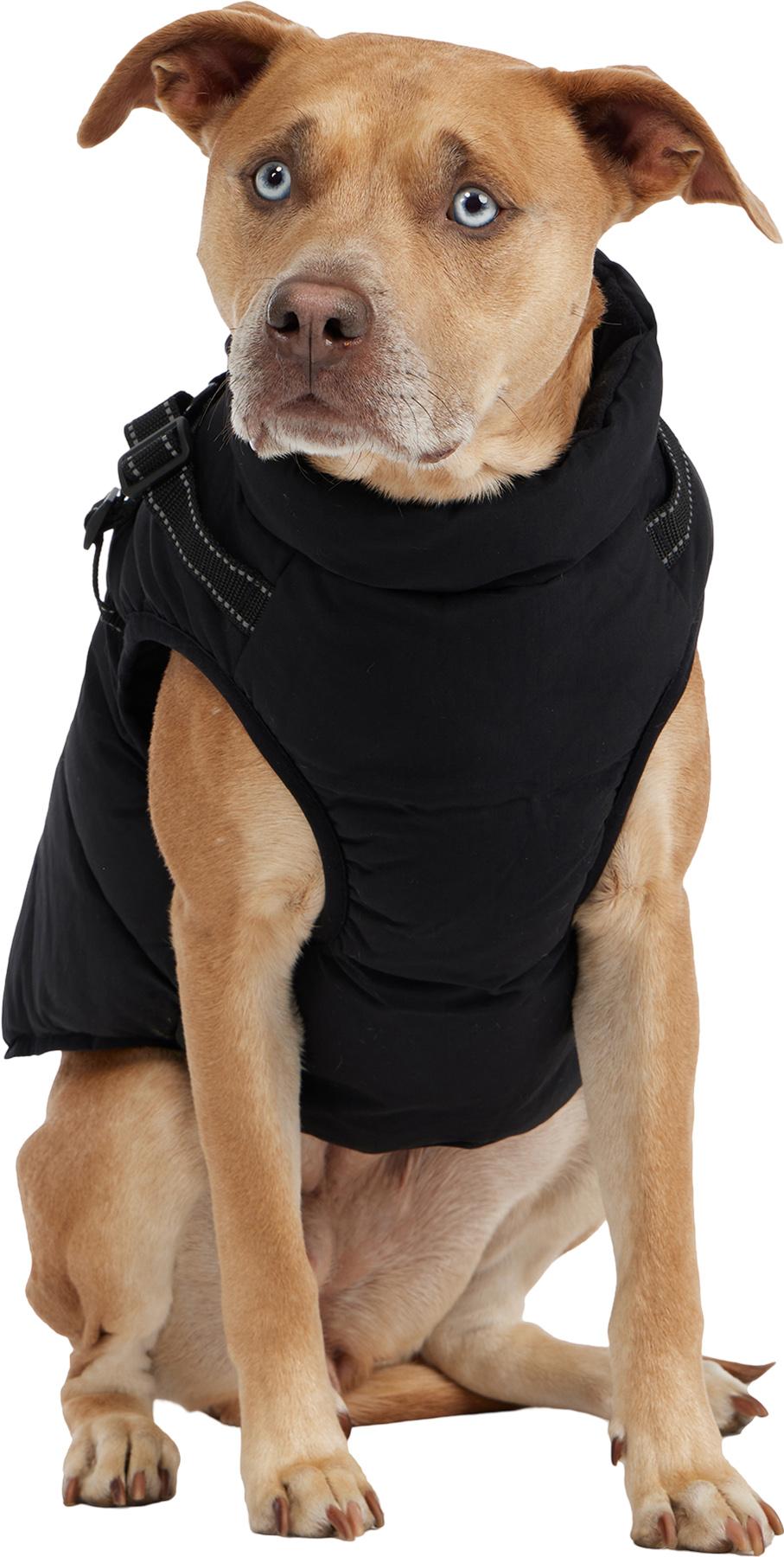 Product gallery image number 3 for product Atlas Puffer Jacket with Built-In Harness for Dogs