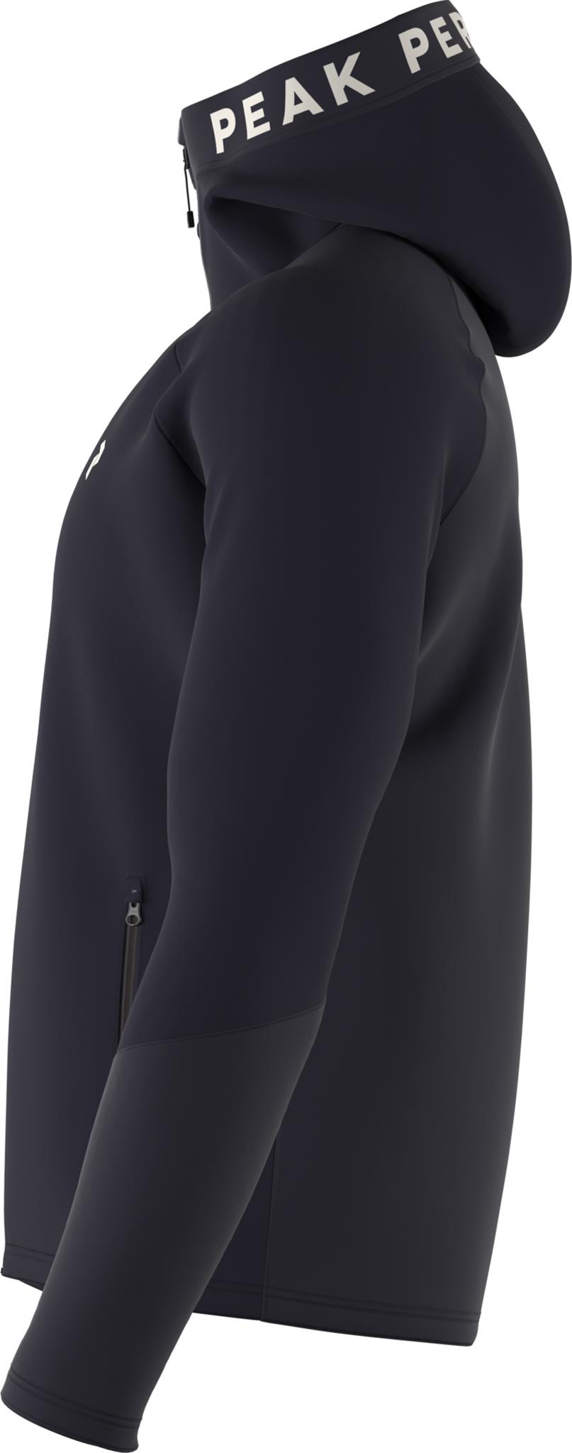 Product gallery image number 4 for product Manteau à capuchon couche intermédiaire à glissière pleine longueur Rider - Homme