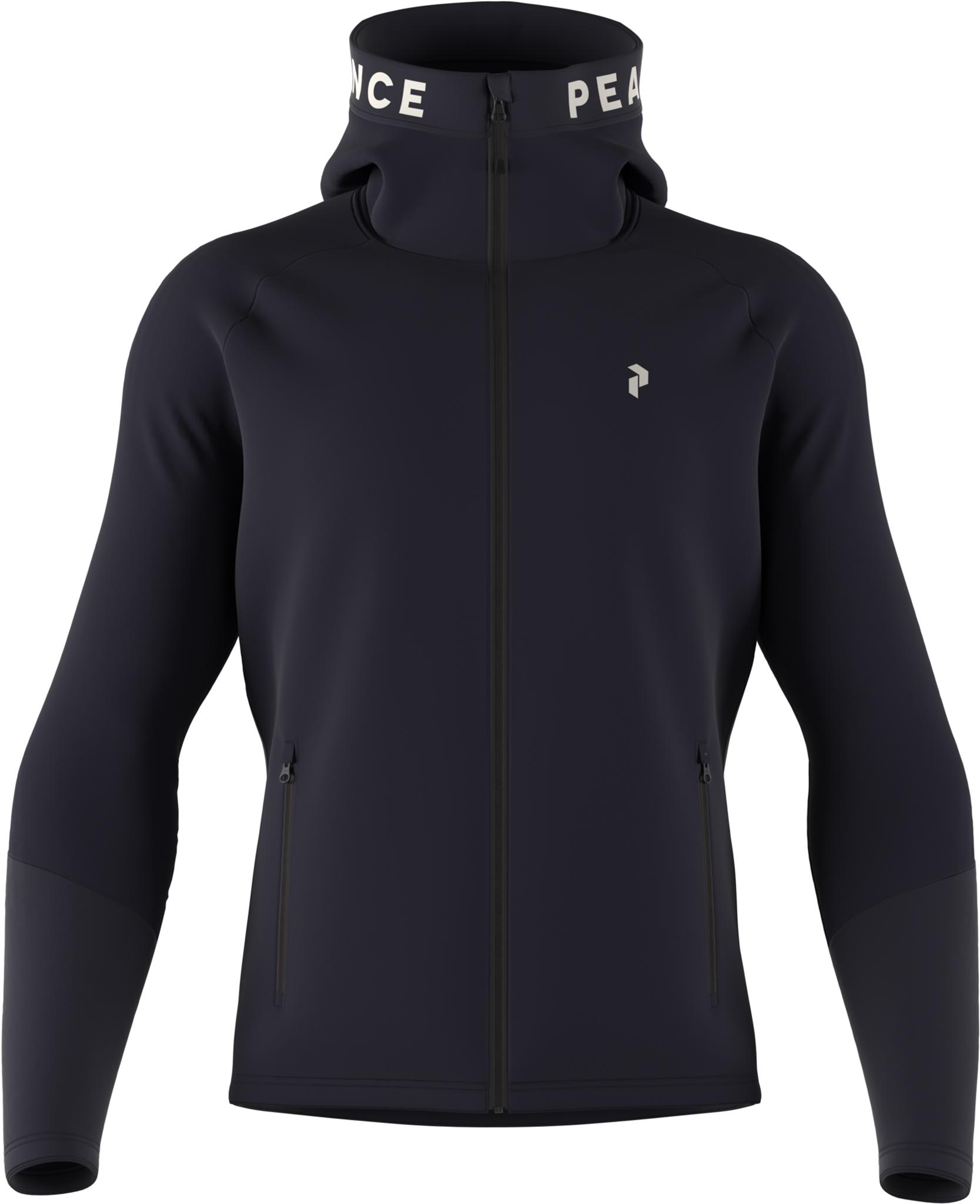 Product gallery image number 1 for product Manteau à capuchon couche intermédiaire à glissière pleine longueur Rider - Homme