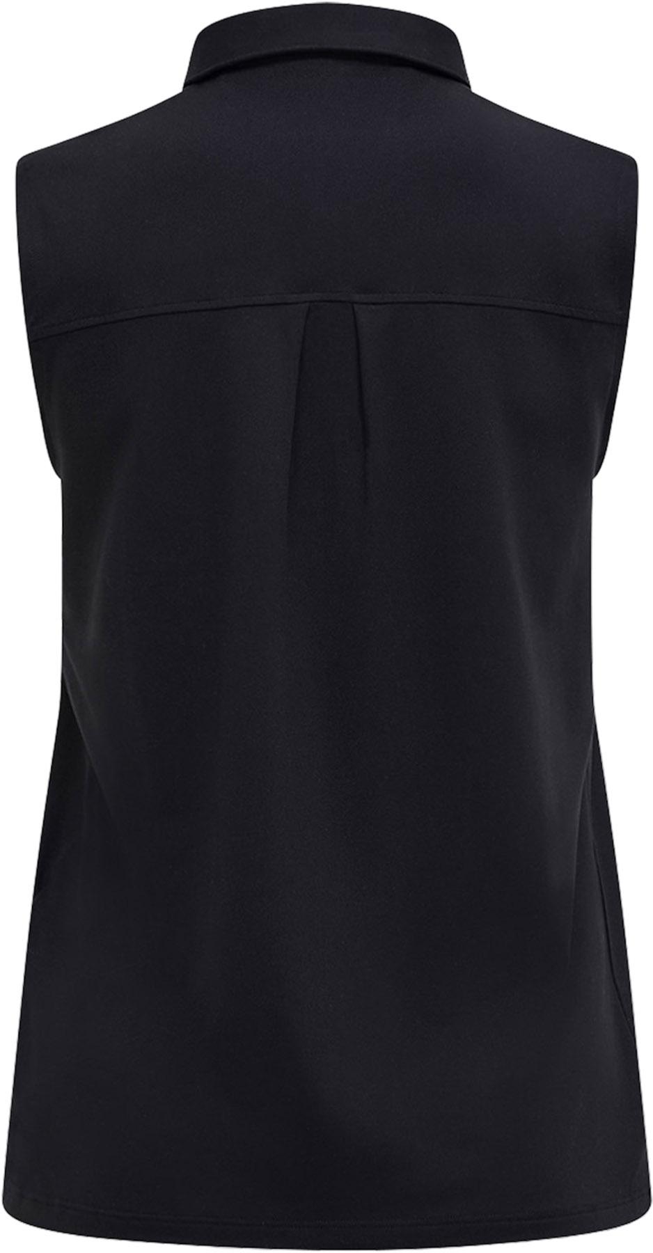 Product gallery image number 3 for product Polo de golf sans manches zippé Comfort - Femme