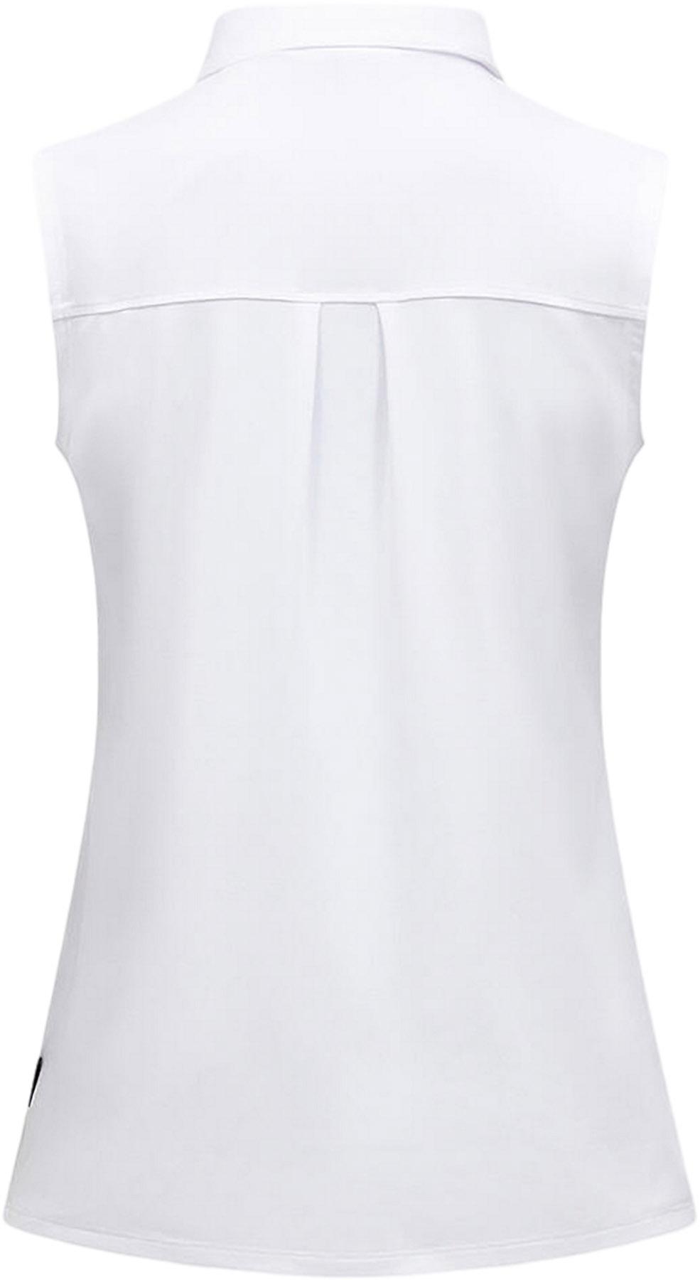 Product gallery image number 3 for product Polo de golf sans manches zippé Comfort - Femme