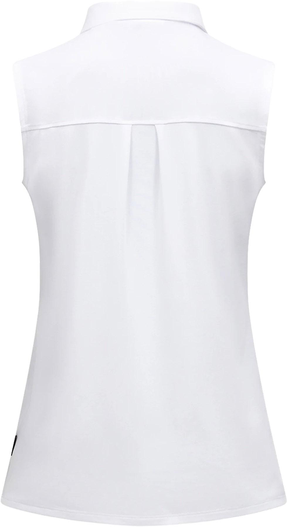 Product gallery image number 4 for product Comfort Zip Sleeveless Golf Polo - Women's