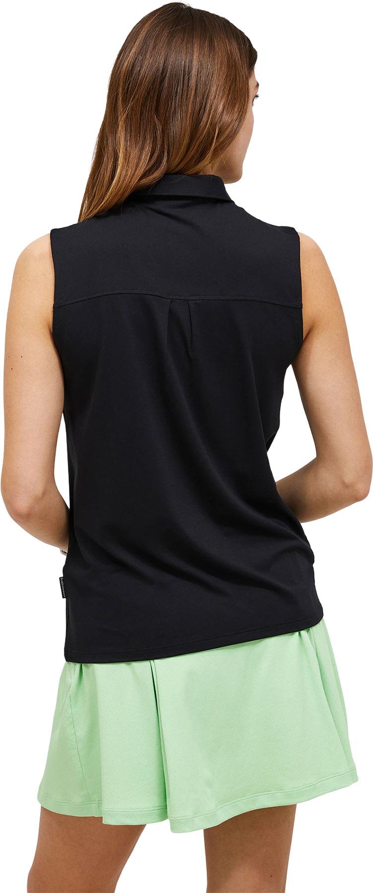 Numéro de l'image de la galerie de produits 6 pour le produit Polo de golf sans manches zippé Comfort - Femme