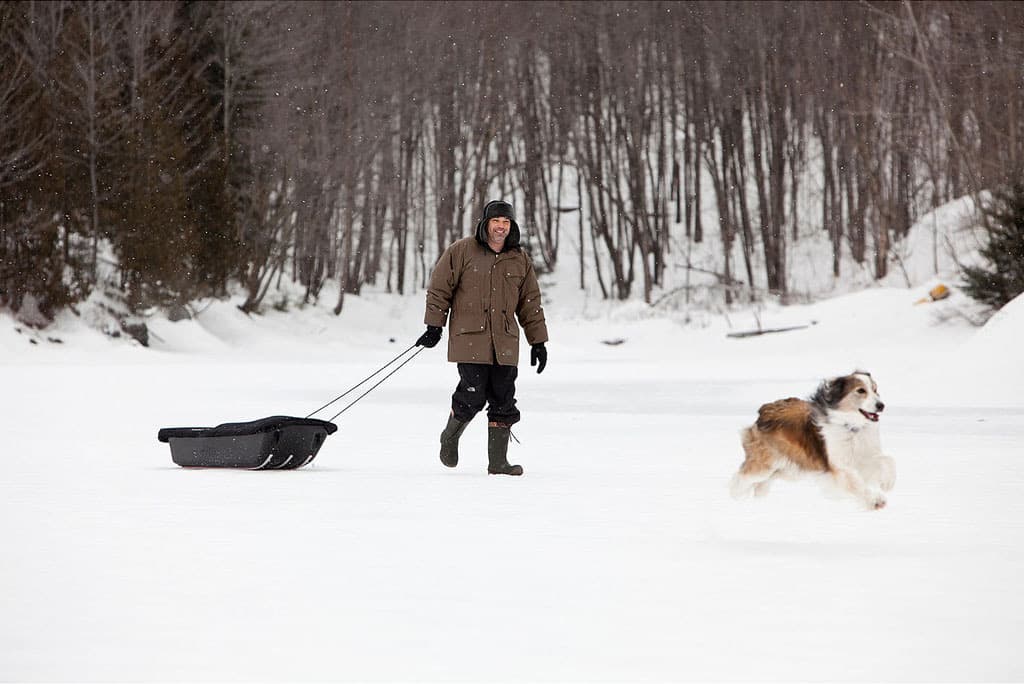 Product gallery image number 2 for product Trek 60 Utility Sled with runners