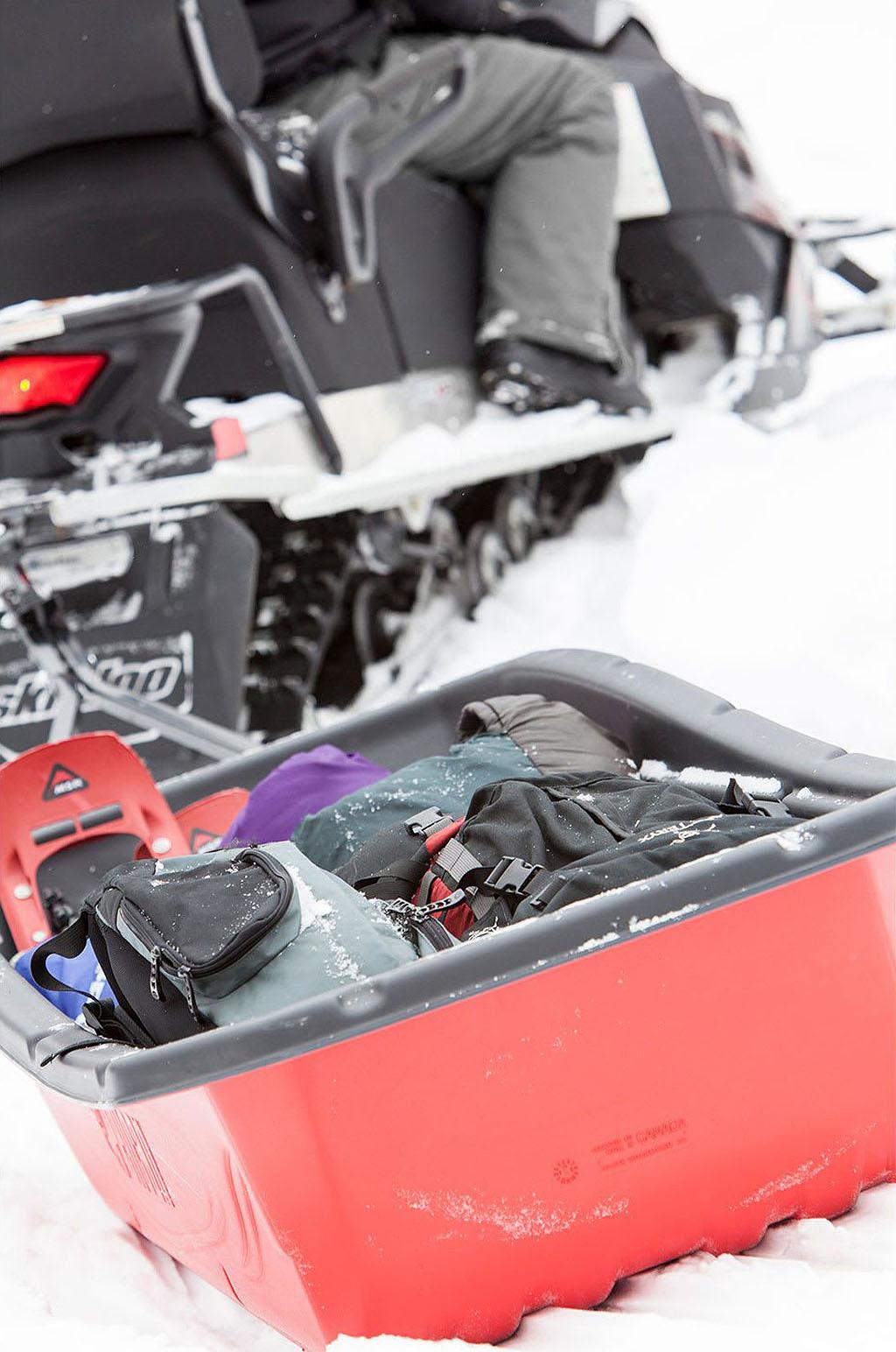 Product gallery image number 2 for product Trek Sport 82 Utility Sled with Runners, Tow Hitch & Travel Cover