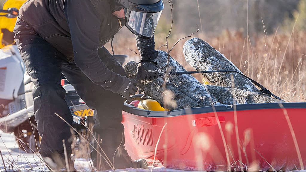 Product gallery image number 4 for product Luge utilitaire Trek Sport 94 avec patins, attelage de remorque et housse de protection