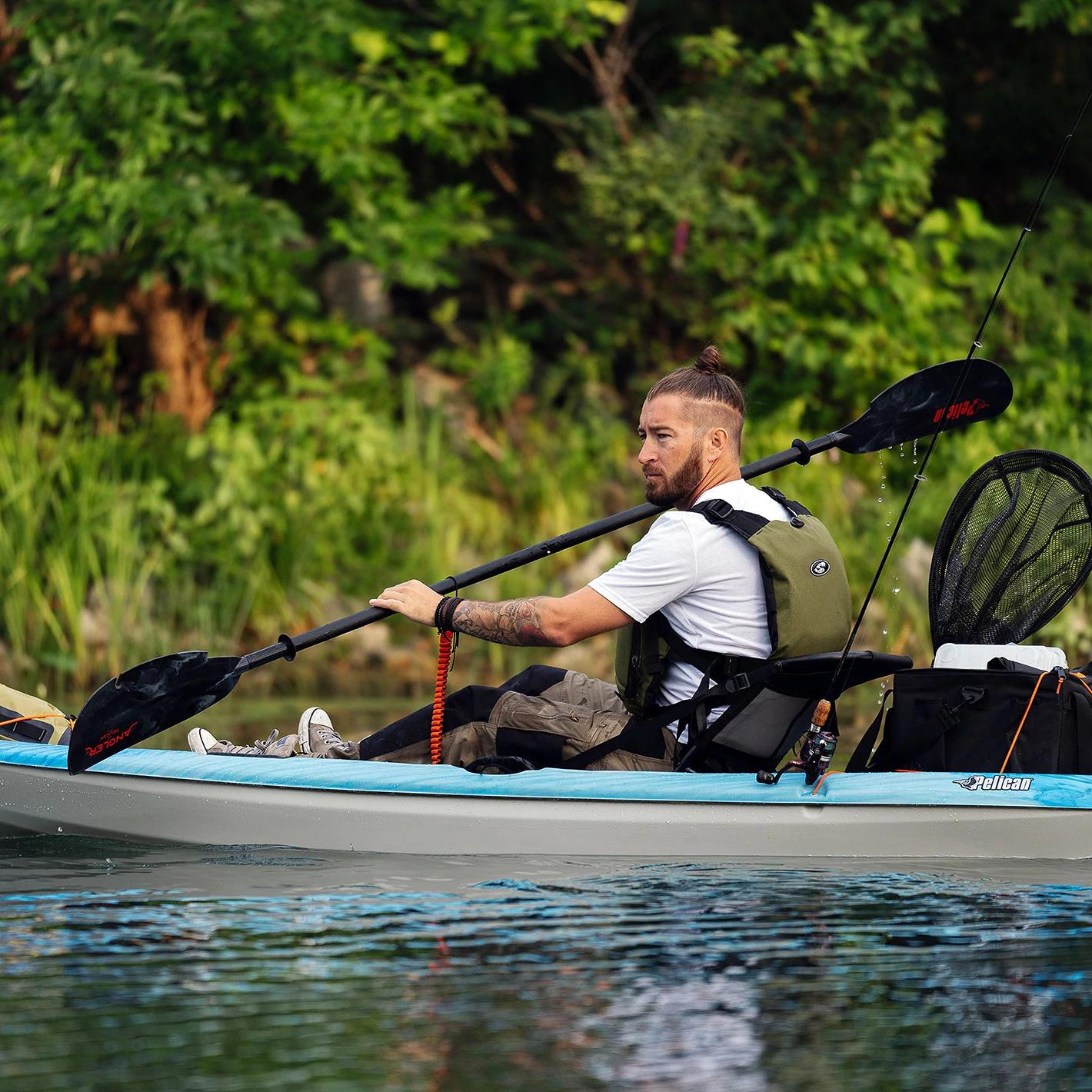 Product gallery image number 10 for product Pagaie de kayak de pêche Poseidon Angler - 240cm