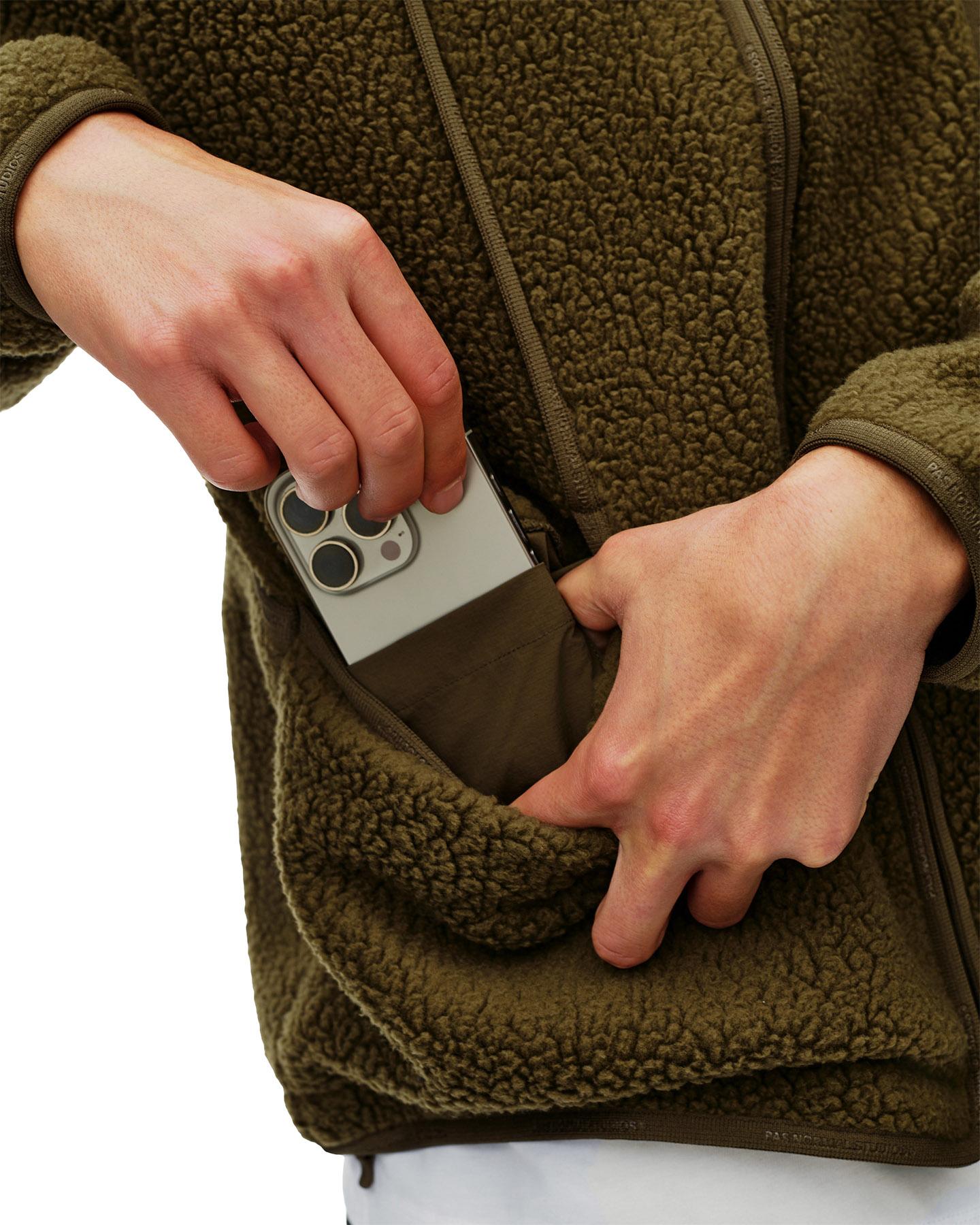 Numéro de l'image de la galerie de produits 6 pour le produit Manteau en polaire à poil long Off-Race - Homme