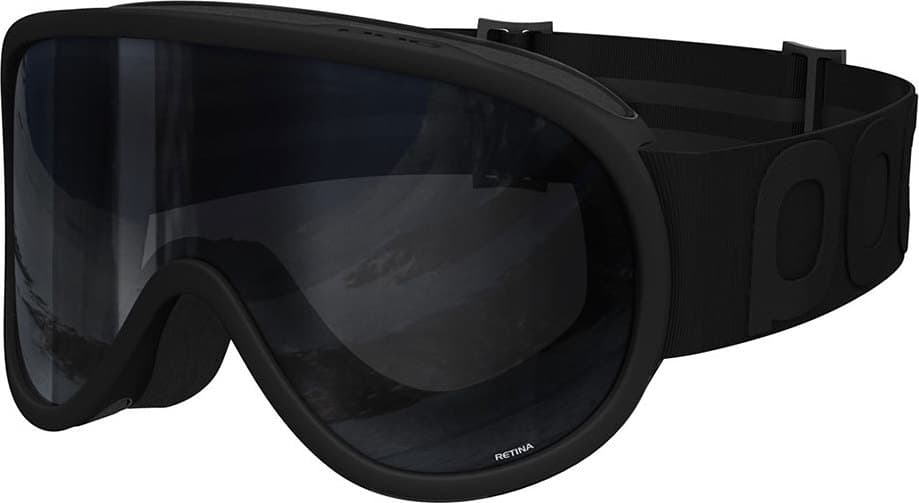 Product gallery image number 1 for product Retina All Black Ski Goggles