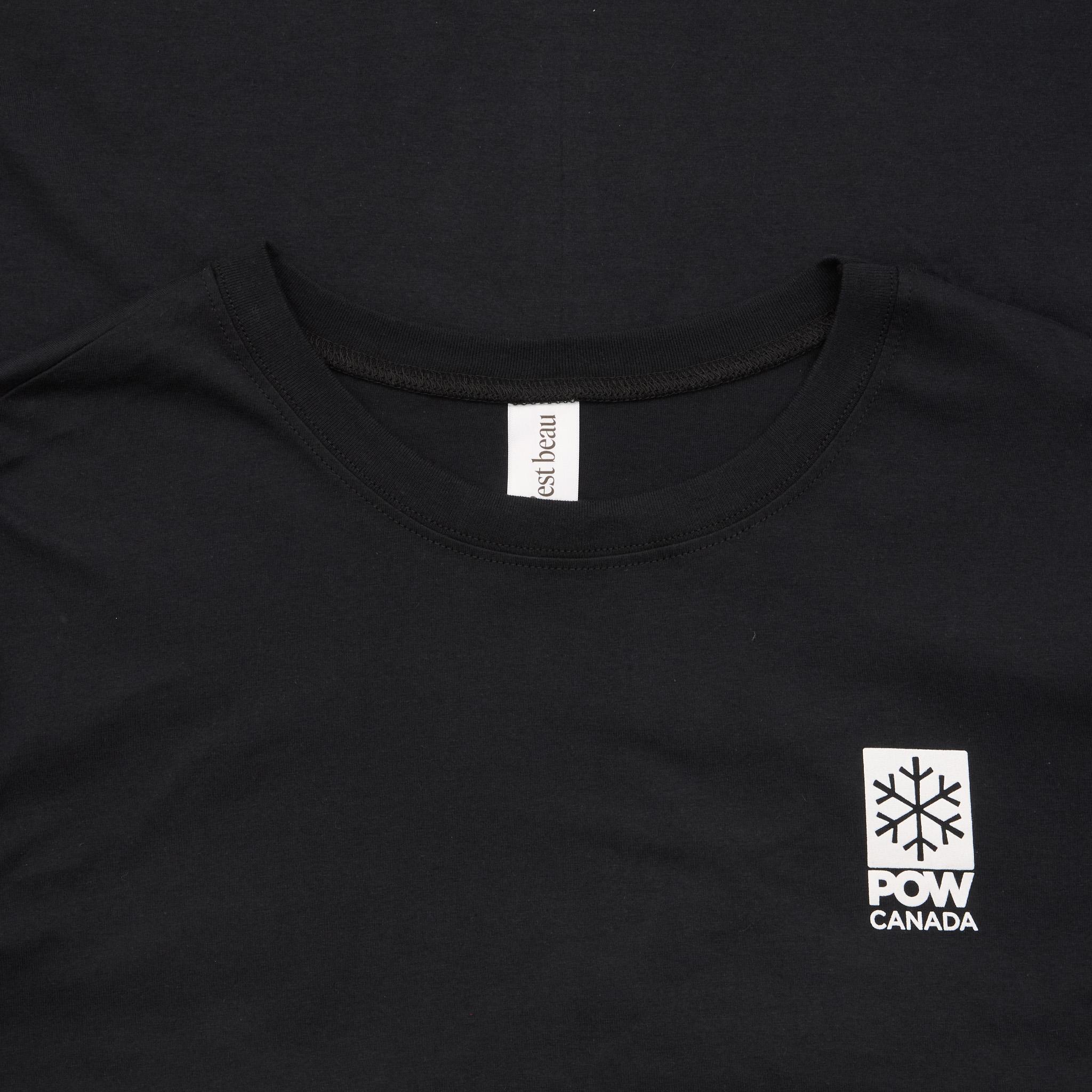 Product gallery image number 4 for product T-shirt avec logo Pow Canada - Unisexe