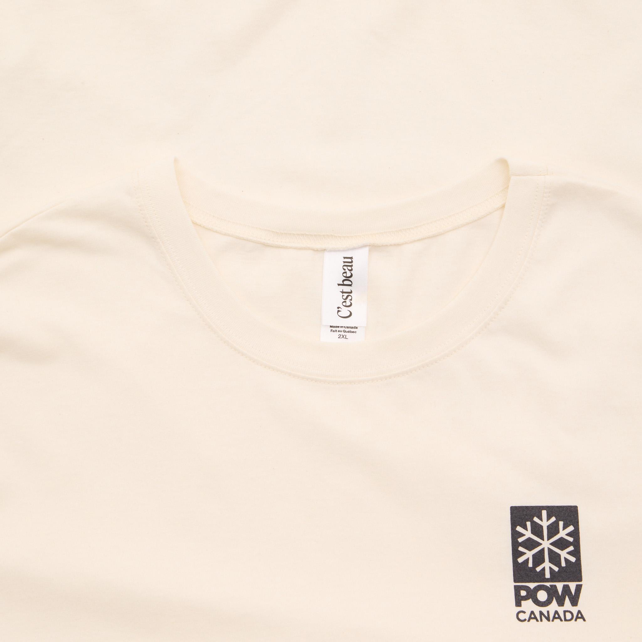 Product gallery image number 3 for product Pow Canada Logo T-Shirt - Unisex