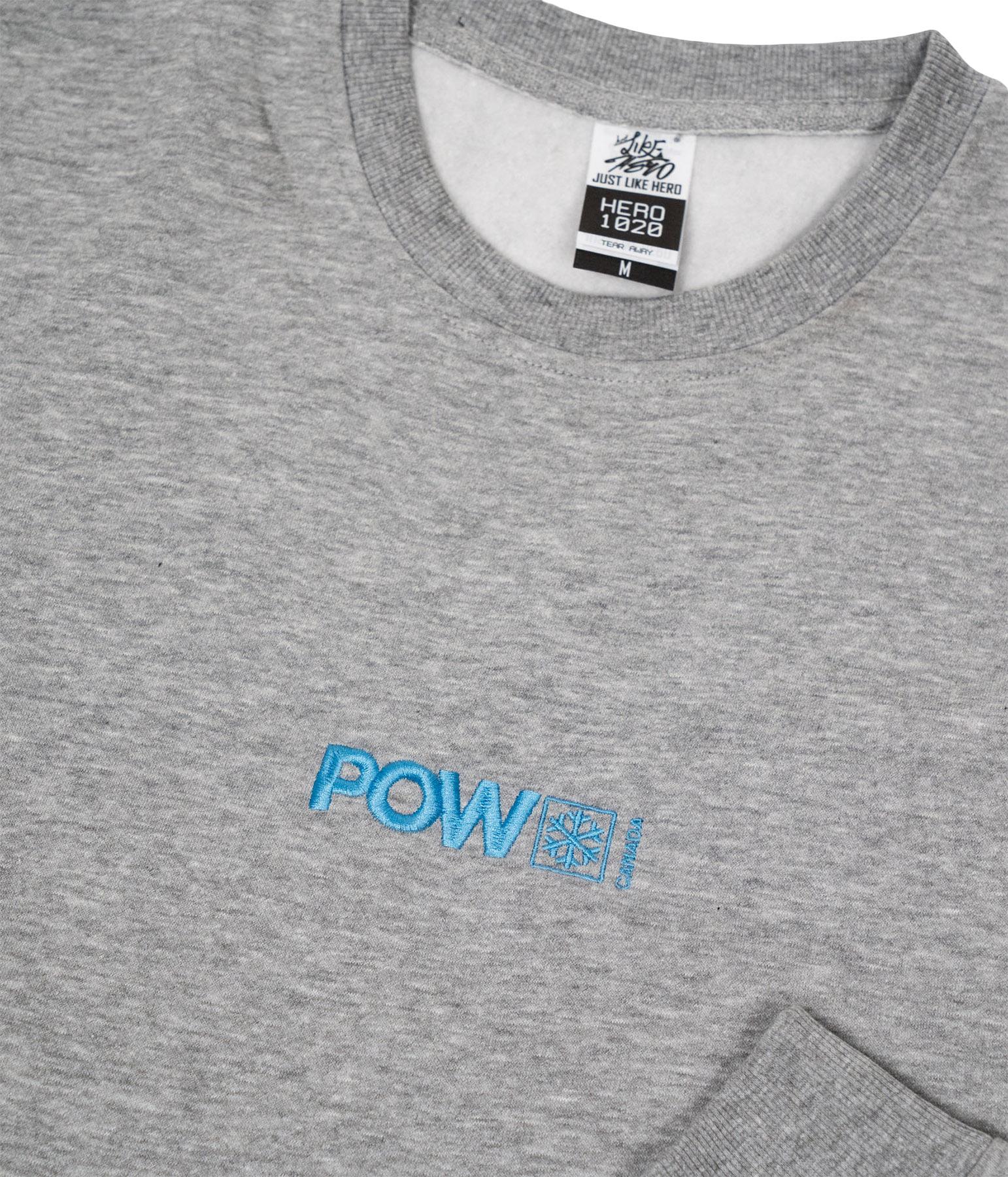 Numéro de l'image de la galerie de produits 2 pour le produit Chandail à col rond avec logo POW Canada - Unisexe
