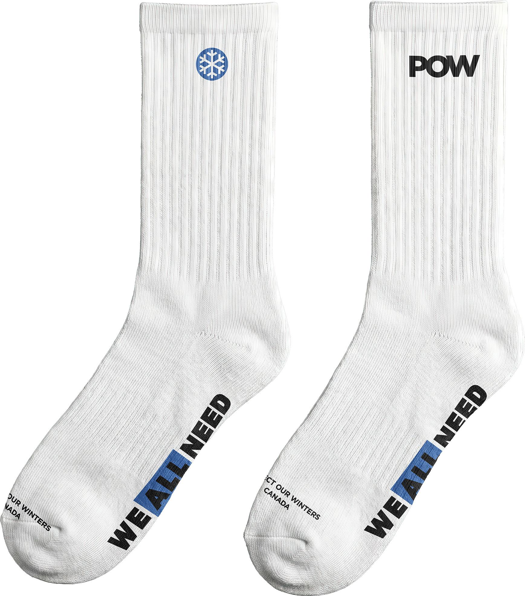 Image de produit pour Chaussettes de sport avec logo POW Canada - Unisexe