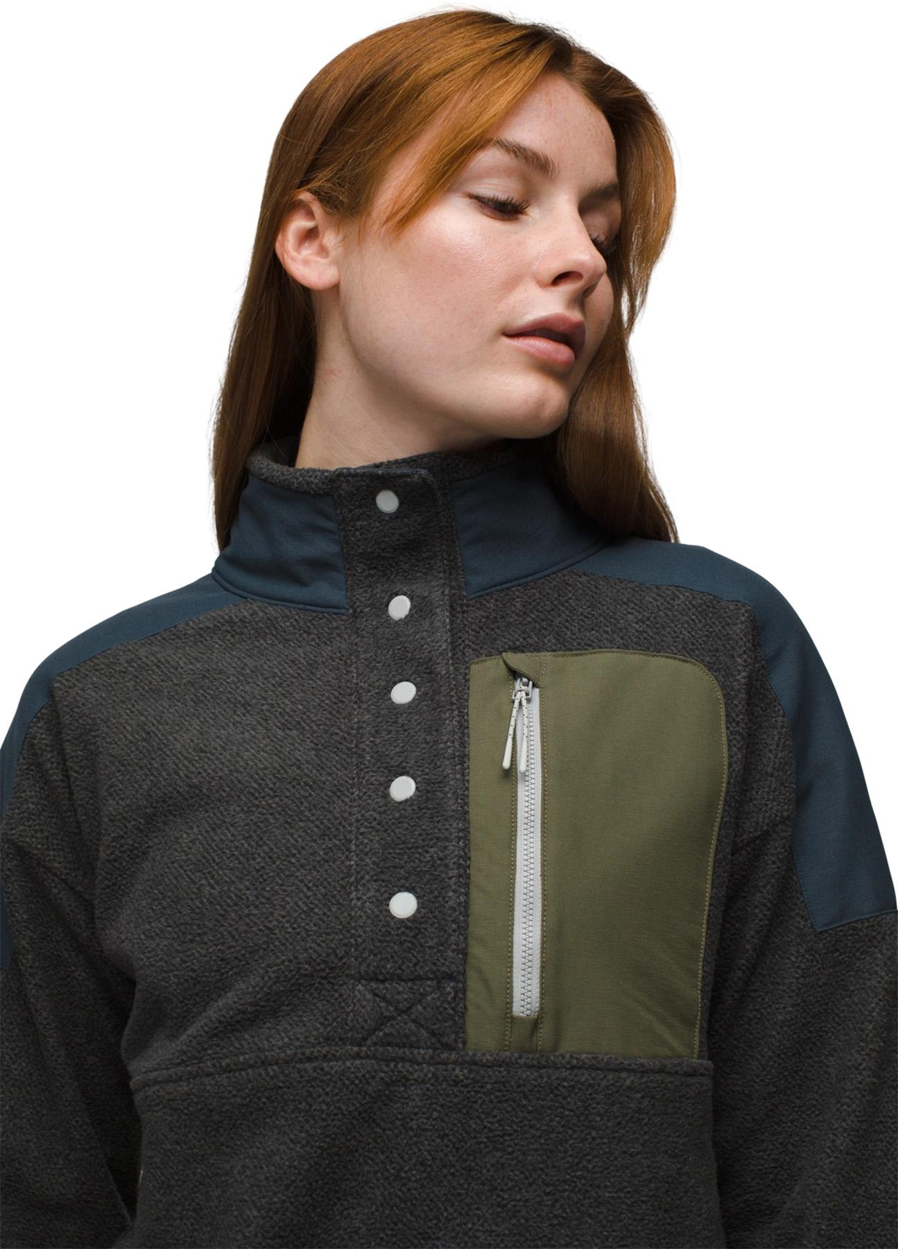 Numéro de l'image de la galerie de produits 4 pour le produit Chandail en laine polaire à boutons-pression Peak - Femme