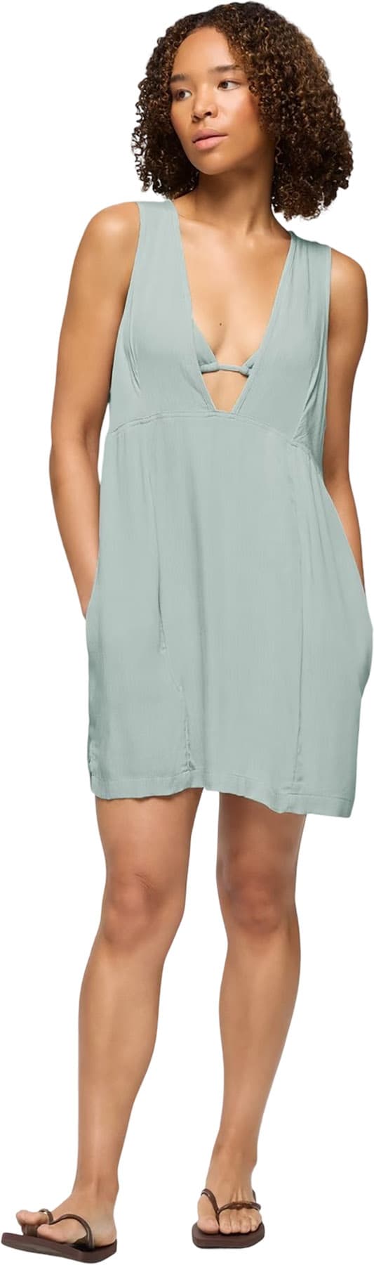 Numéro de l'image de la galerie de produits 2 pour le produit Mini-robe à col en V Fernie - Femme