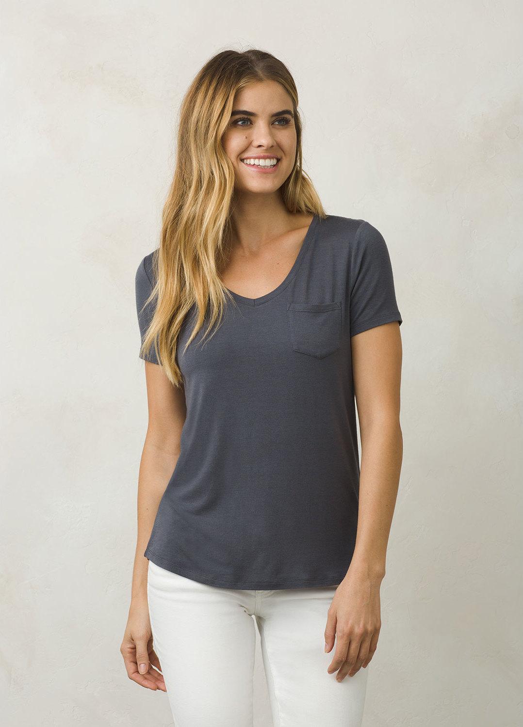 Numéro de l'image de la galerie de produits 2 pour le produit T-shirt à col V Foundation - Femme
