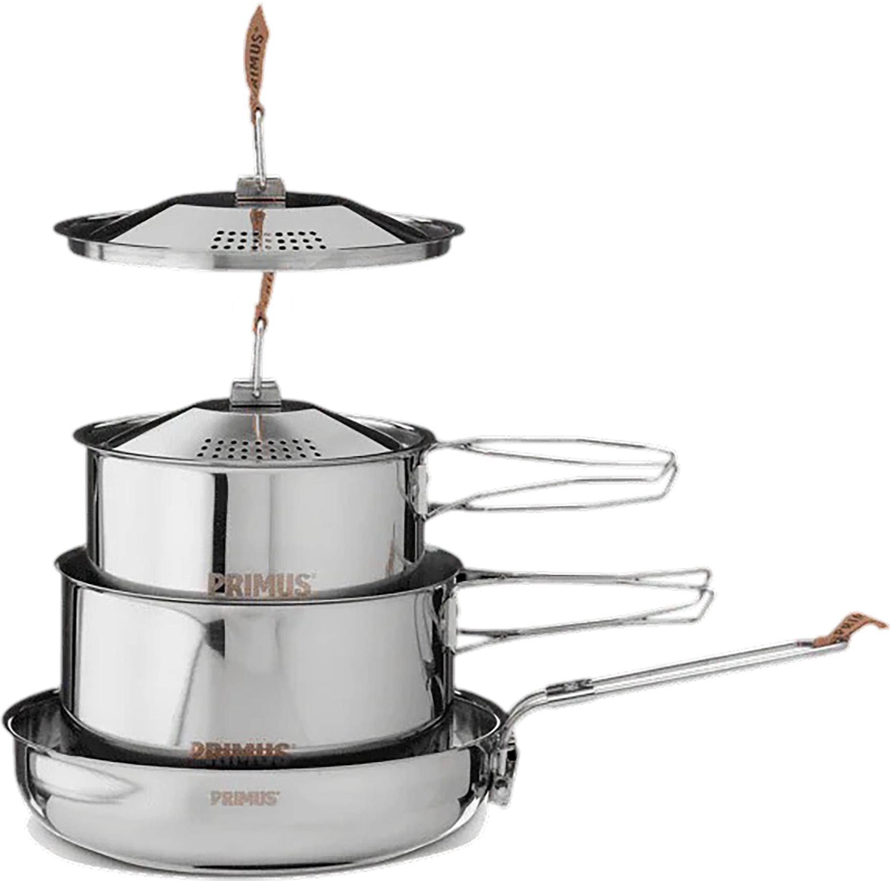 Product gallery image number 1 for product CampFire Stainless Steel Cookset - Small