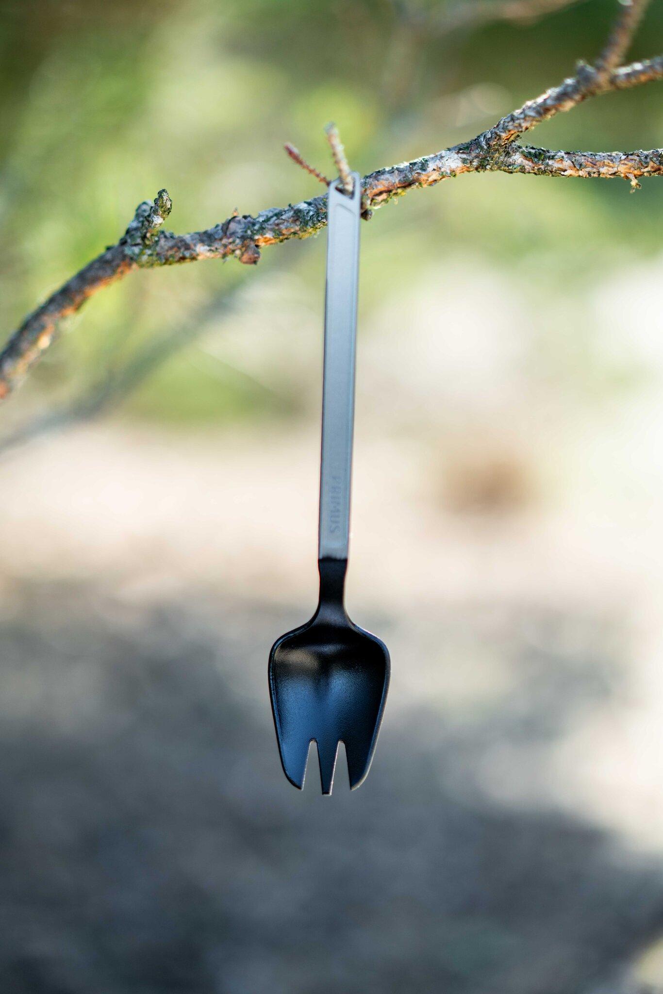 Product gallery image number 6 for product Cuillère-fourchette en aluminium Trek