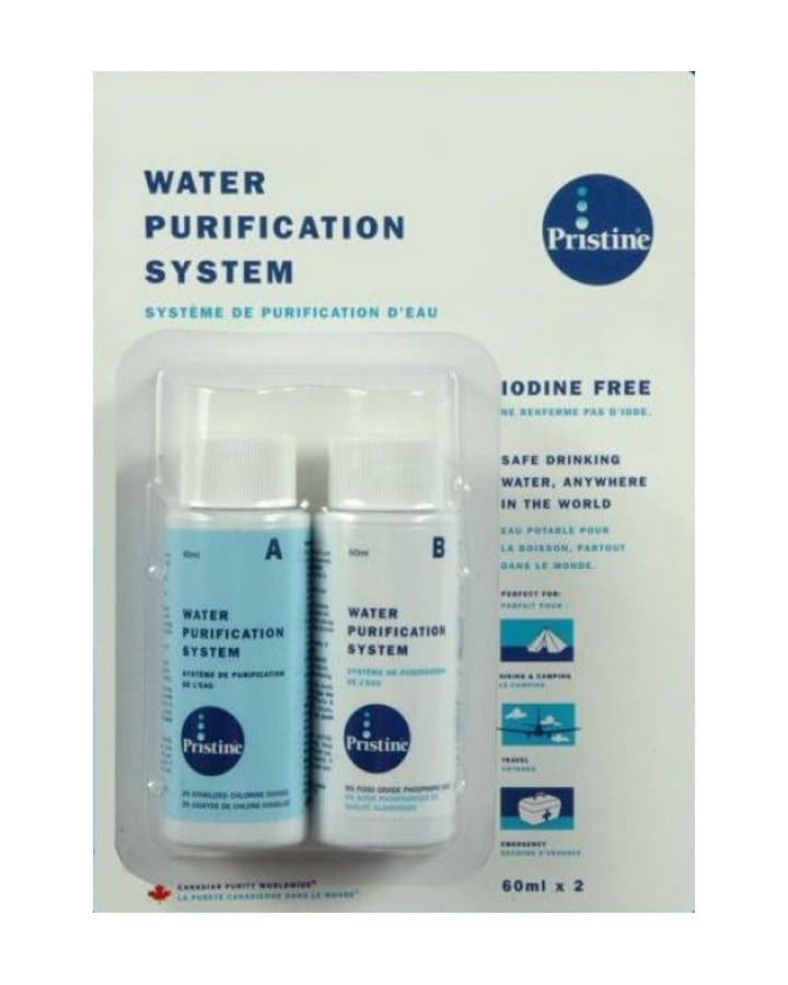 Product gallery image number 1 for product Water purification system Pack 4 oz