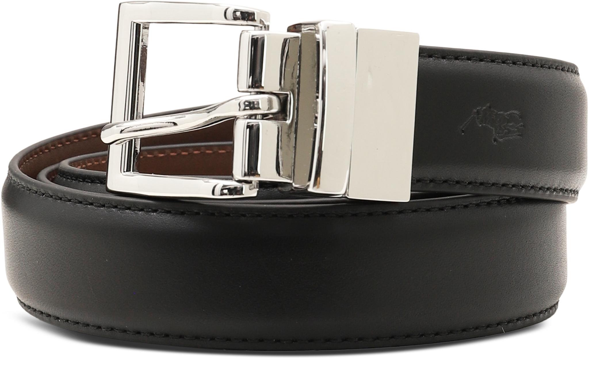 Image de produit pour Ceinture habillée réversible en cuir - Homme