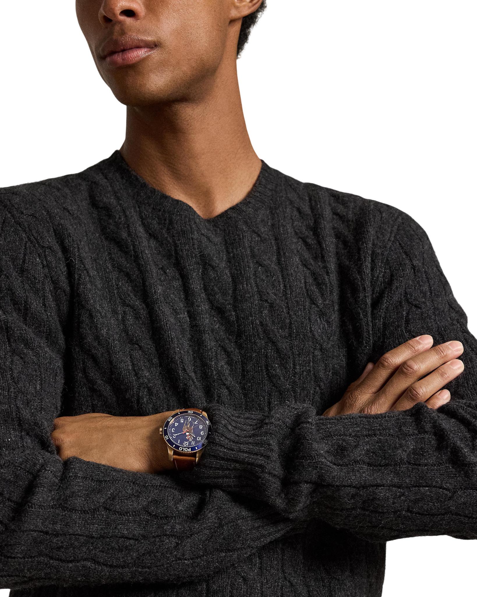 Product gallery image number 3 for product Cable-Knit Wool-Cashmere Sweater - Men's