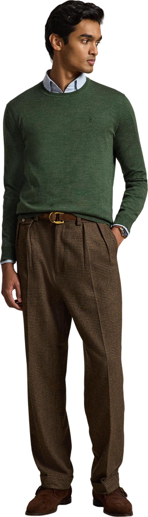 Product gallery image number 2 for product Washable Wool Crewneck Jumper - Men's