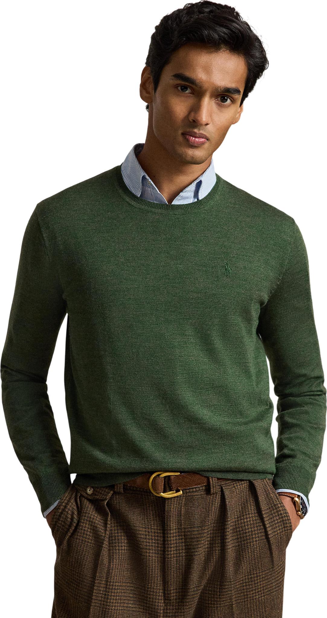 Product image for Washable Wool Crewneck Jumper - Men's