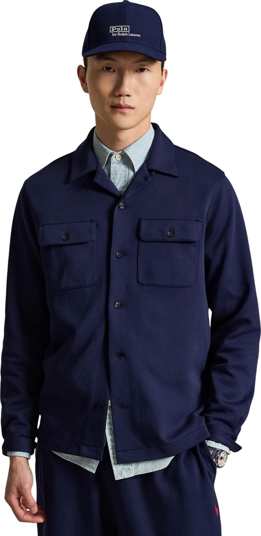 Product image for Lightweight Double Knit Long-Sleeve Camp Shirt - Men’s