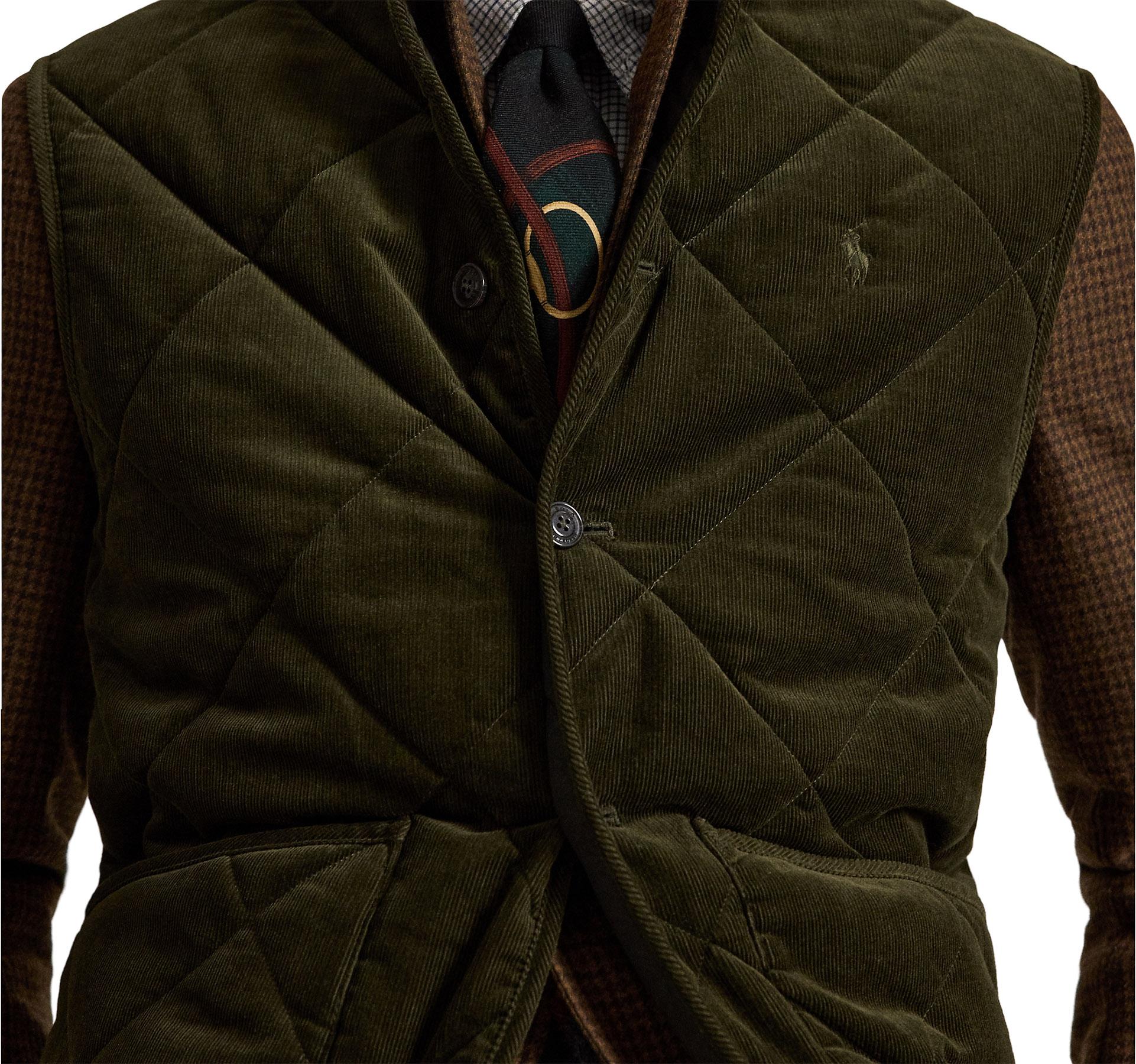Numéro de l'image de la galerie de produits 3 pour le produit Gilet en velours côtelé matelassé - Homme