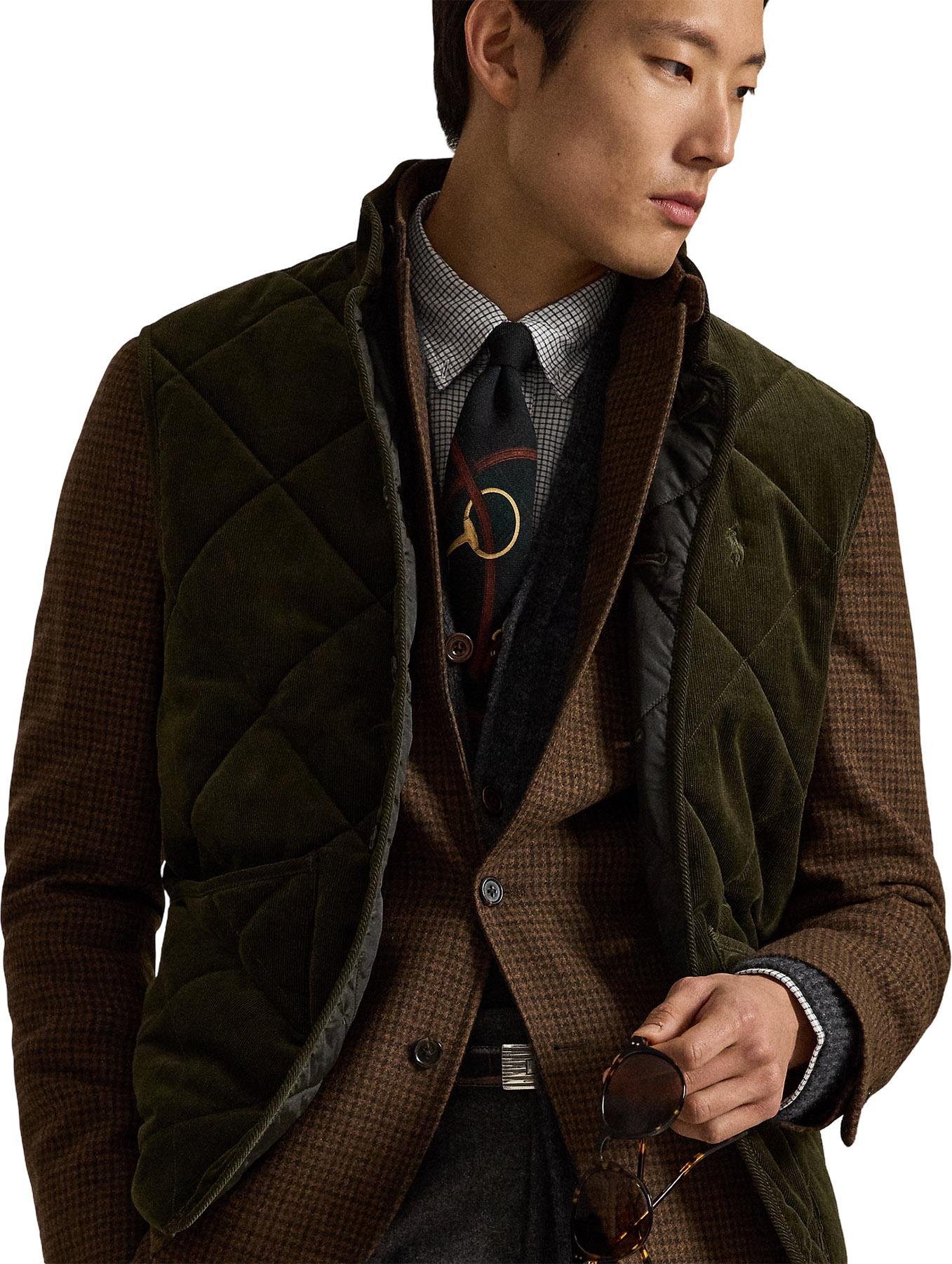 Image de produit pour Gilet en velours côtelé matelassé - Homme