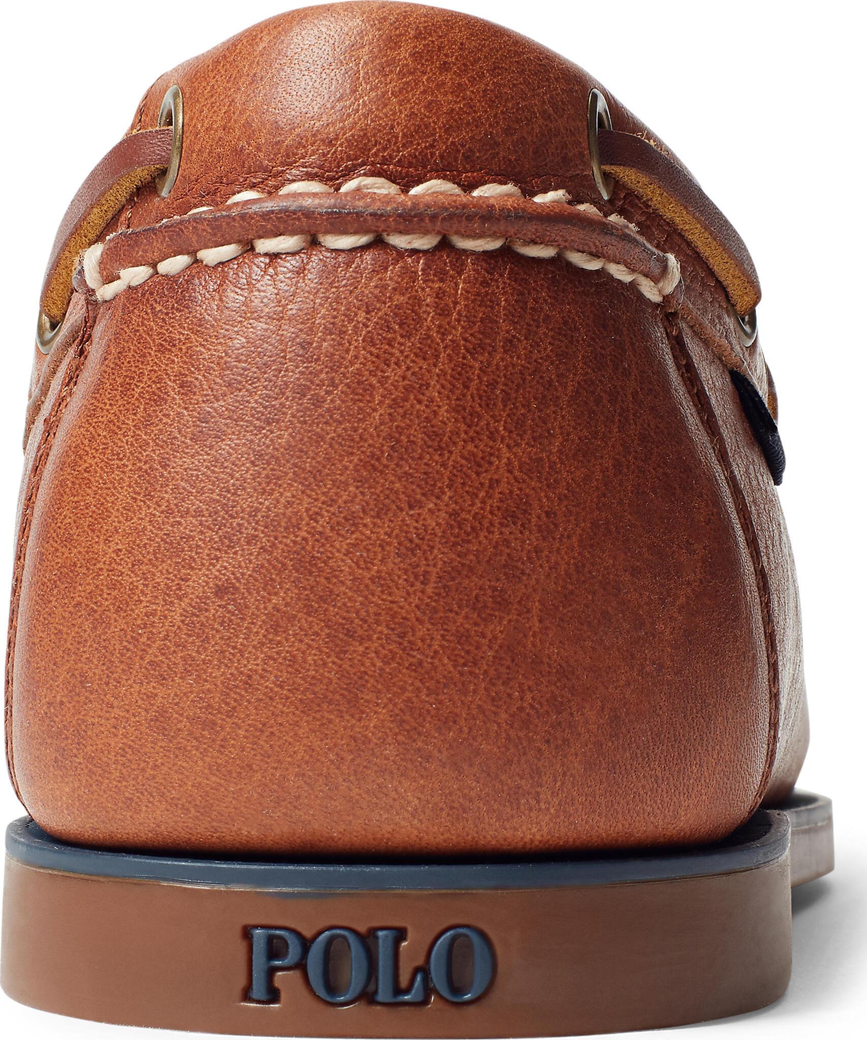 Product gallery image number 2 for product Oiled Tumbled Leather Bienne Boat Shoes - Men’s