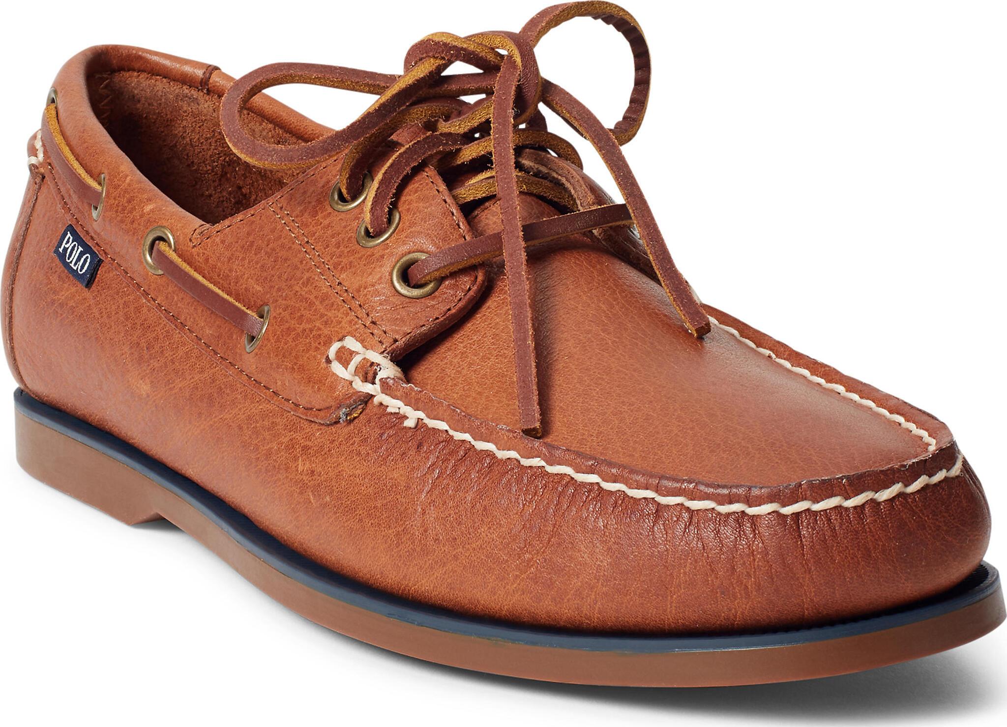 Product gallery image number 4 for product Oiled Tumbled Leather Bienne Boat Shoes - Men’s