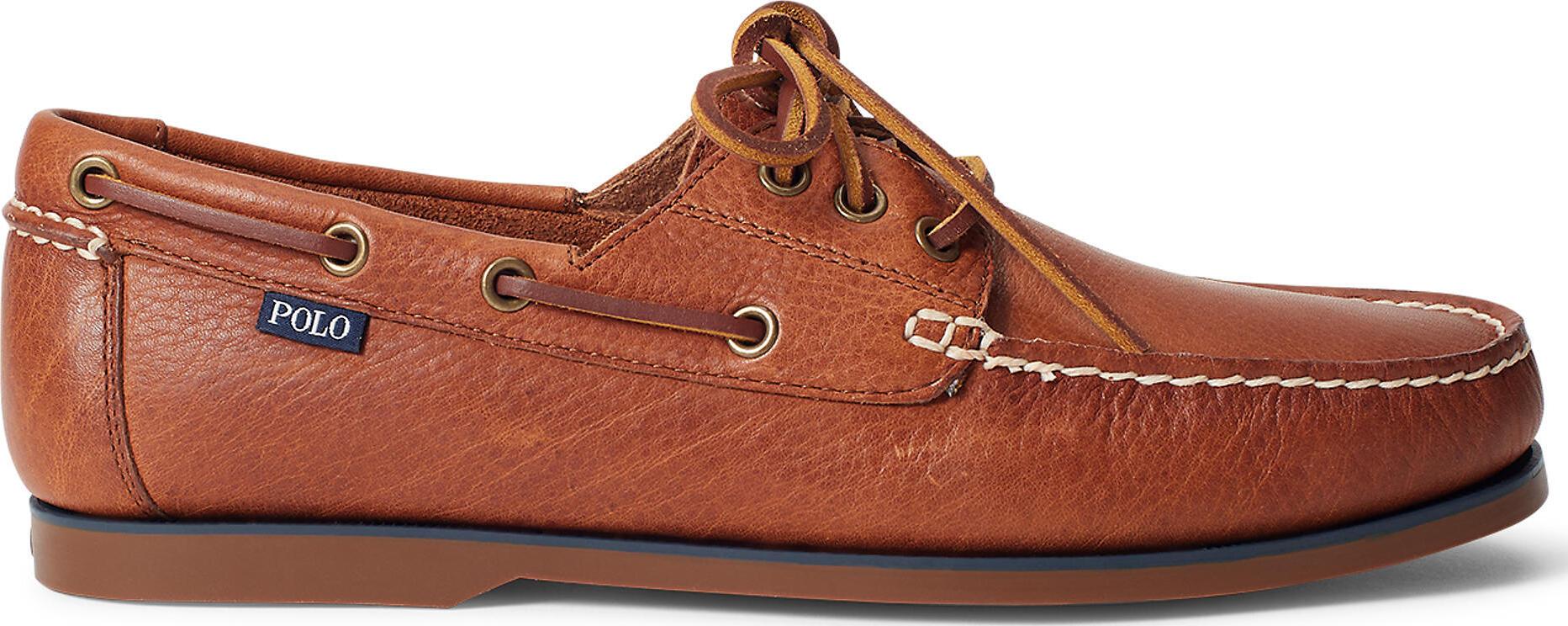 Product image for Oiled Tumbled Leather Bienne Boat Shoes - Men’s