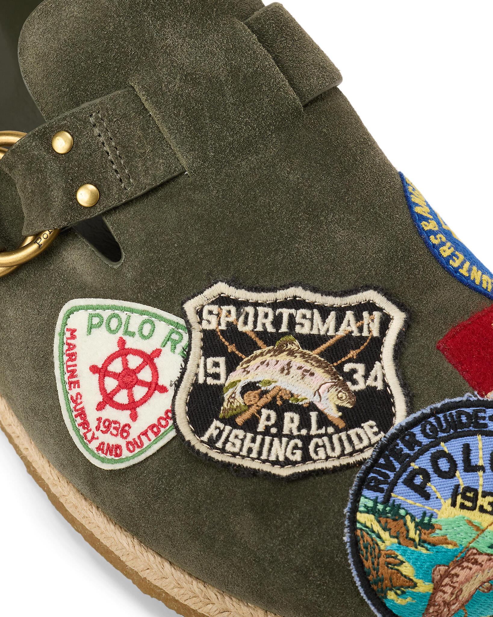Product gallery image number 3 for product Turbach Logo-Patch Suede Clog Sandal - Men's