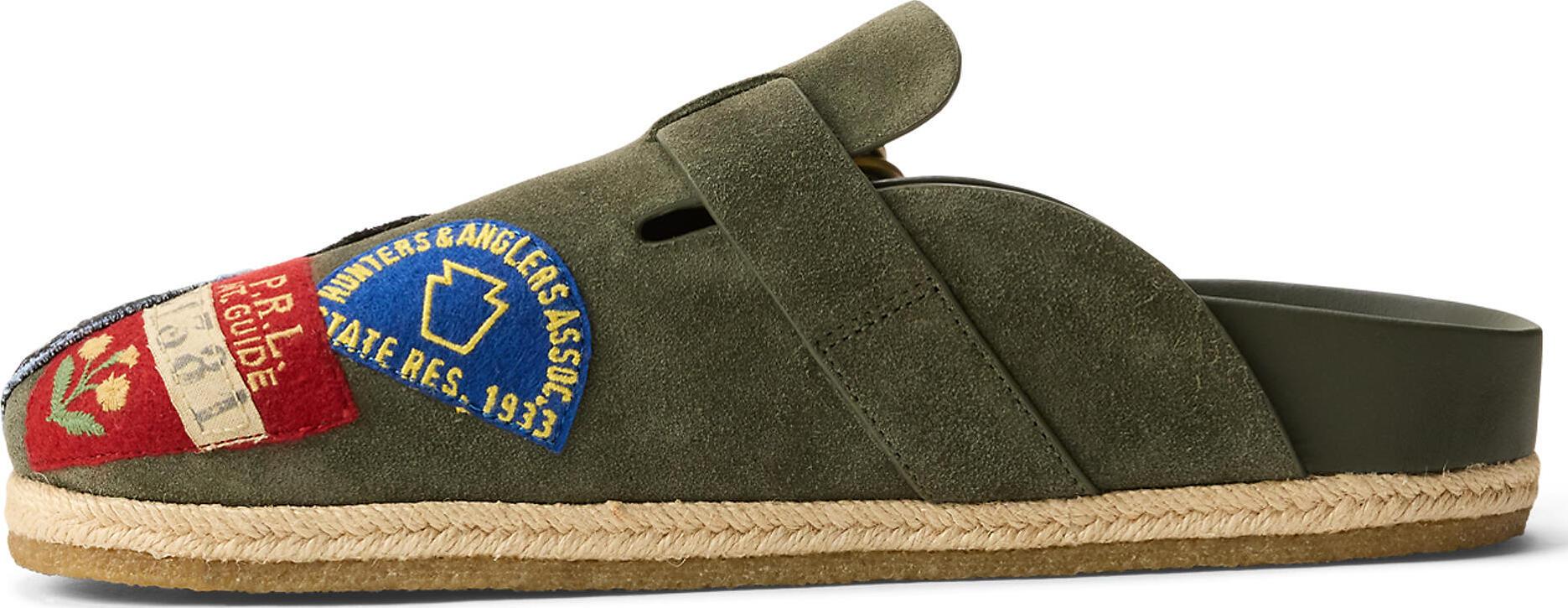 Product gallery image number 5 for product Turbach Logo-Patch Suede Clog Sandal - Men's