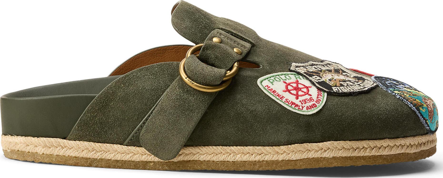 Product image for Turbach Logo-Patch Suede Clog Sandal - Men's