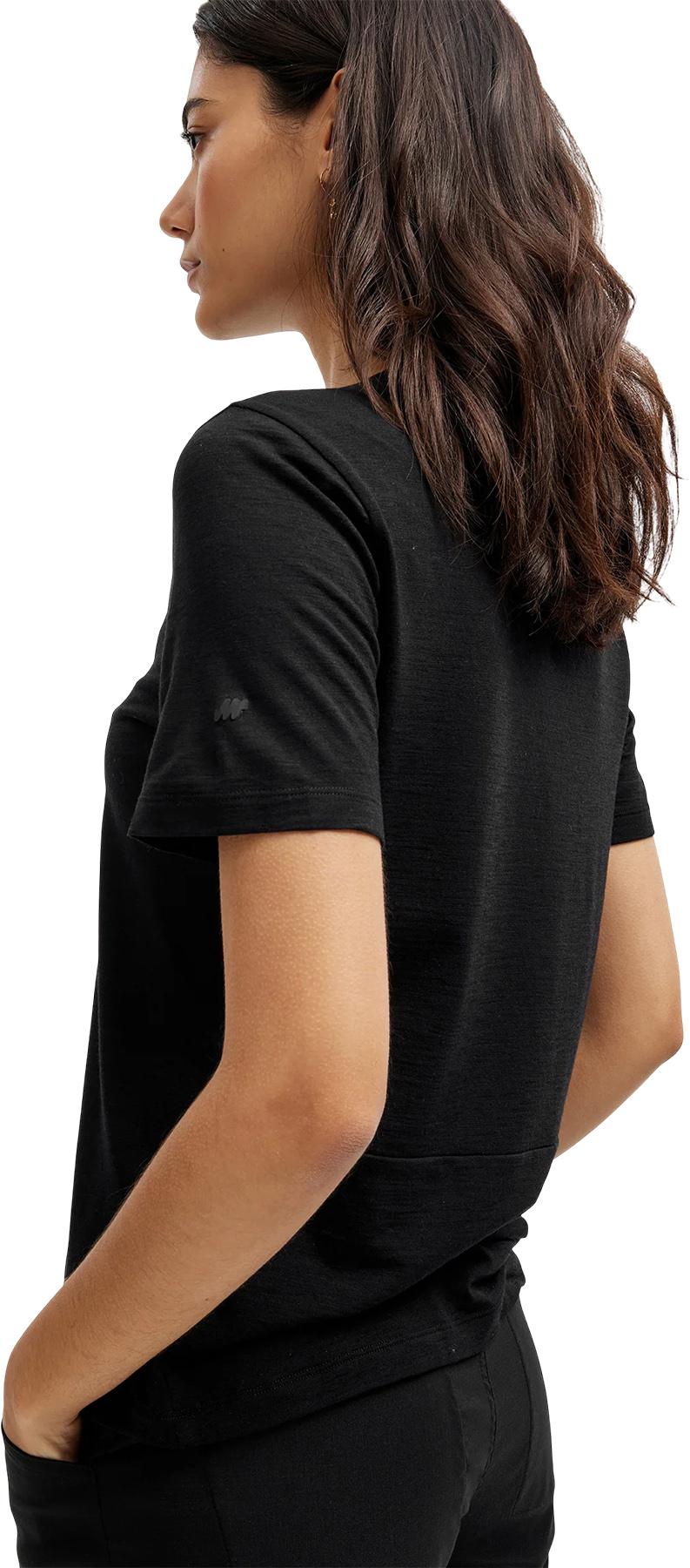 Numéro de l'image de la galerie de produits 3 pour le produit T-shirt à manches courtes en laine mérinos Free Range - Femme