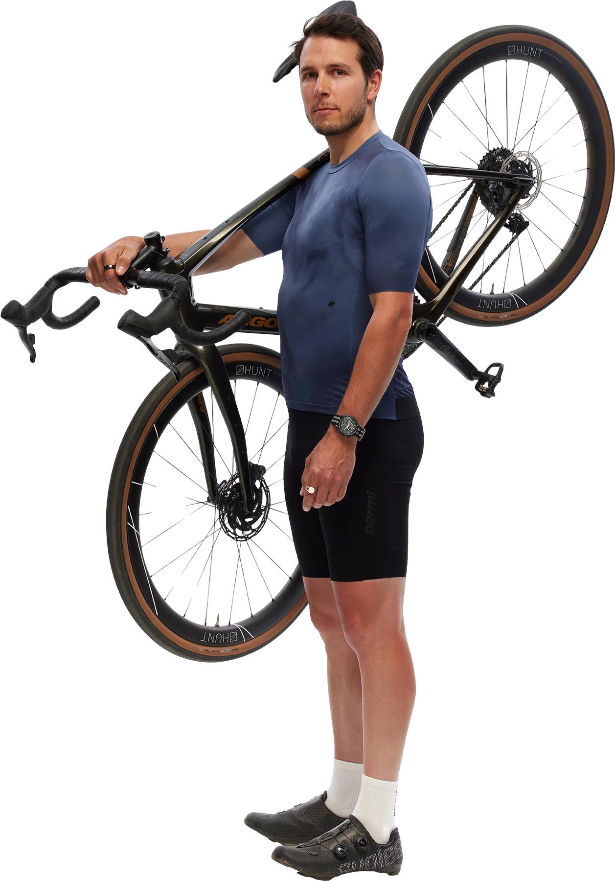 Product gallery image number 4 for product Maillot de cyclisme sans fermeture éclair - Homme