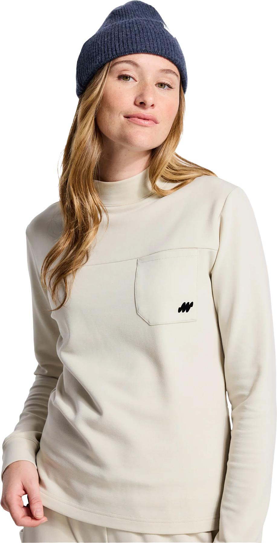 Product gallery image number 3 for product Merino Mock Neck Sweater - Women's