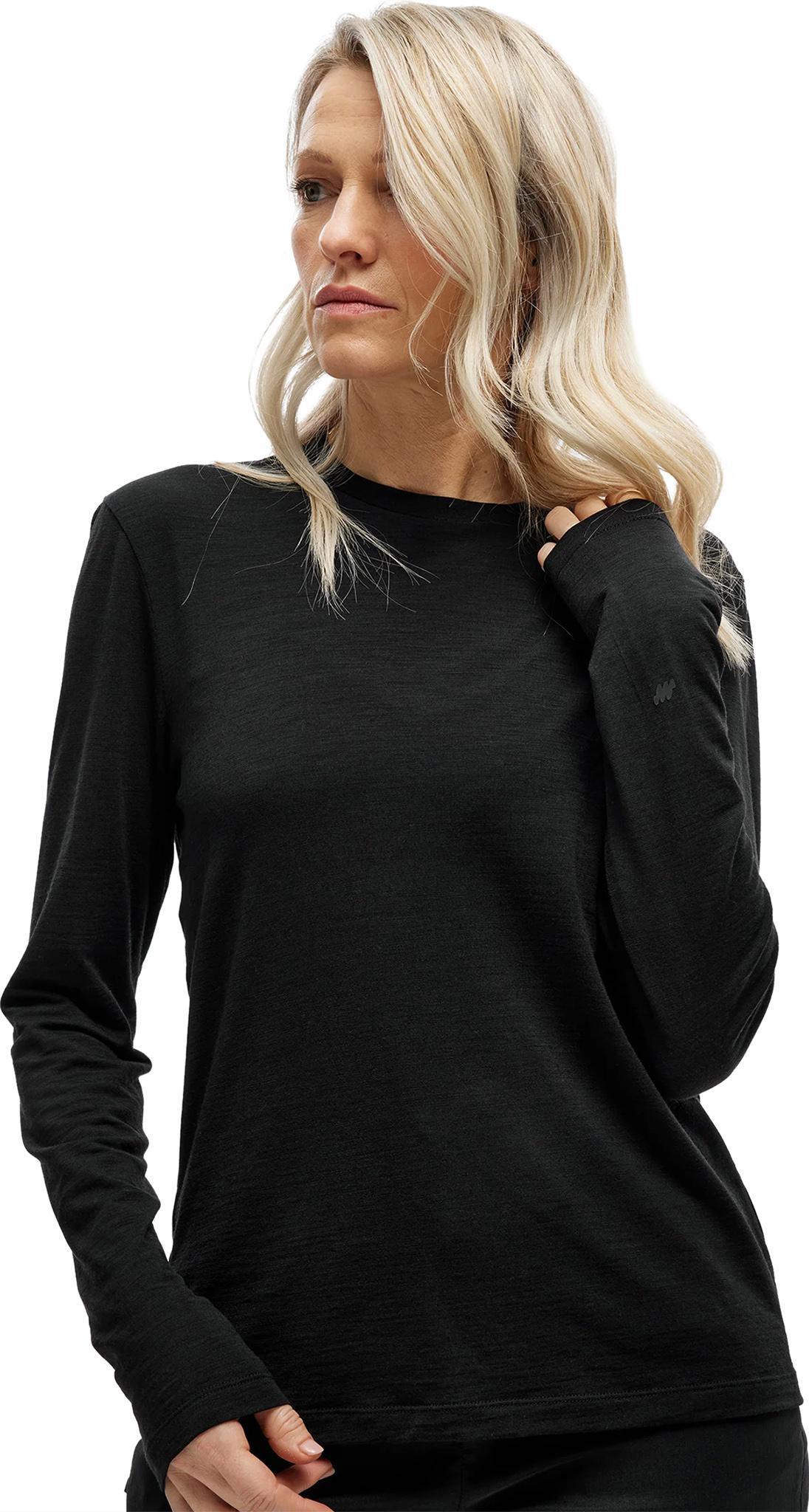 Product gallery image number 3 for product Free Range Merino Long Sleeve Tee - Women's