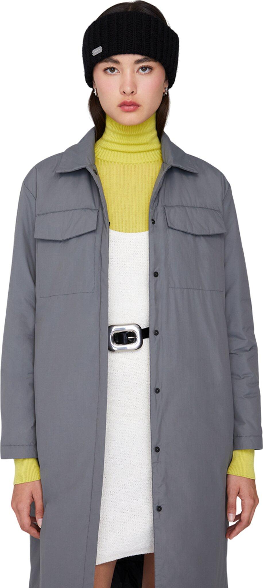 Numéro de l'image de la galerie de produits 5 pour le produit Longue veste-chemise isolée Lina - Régulière - Femme